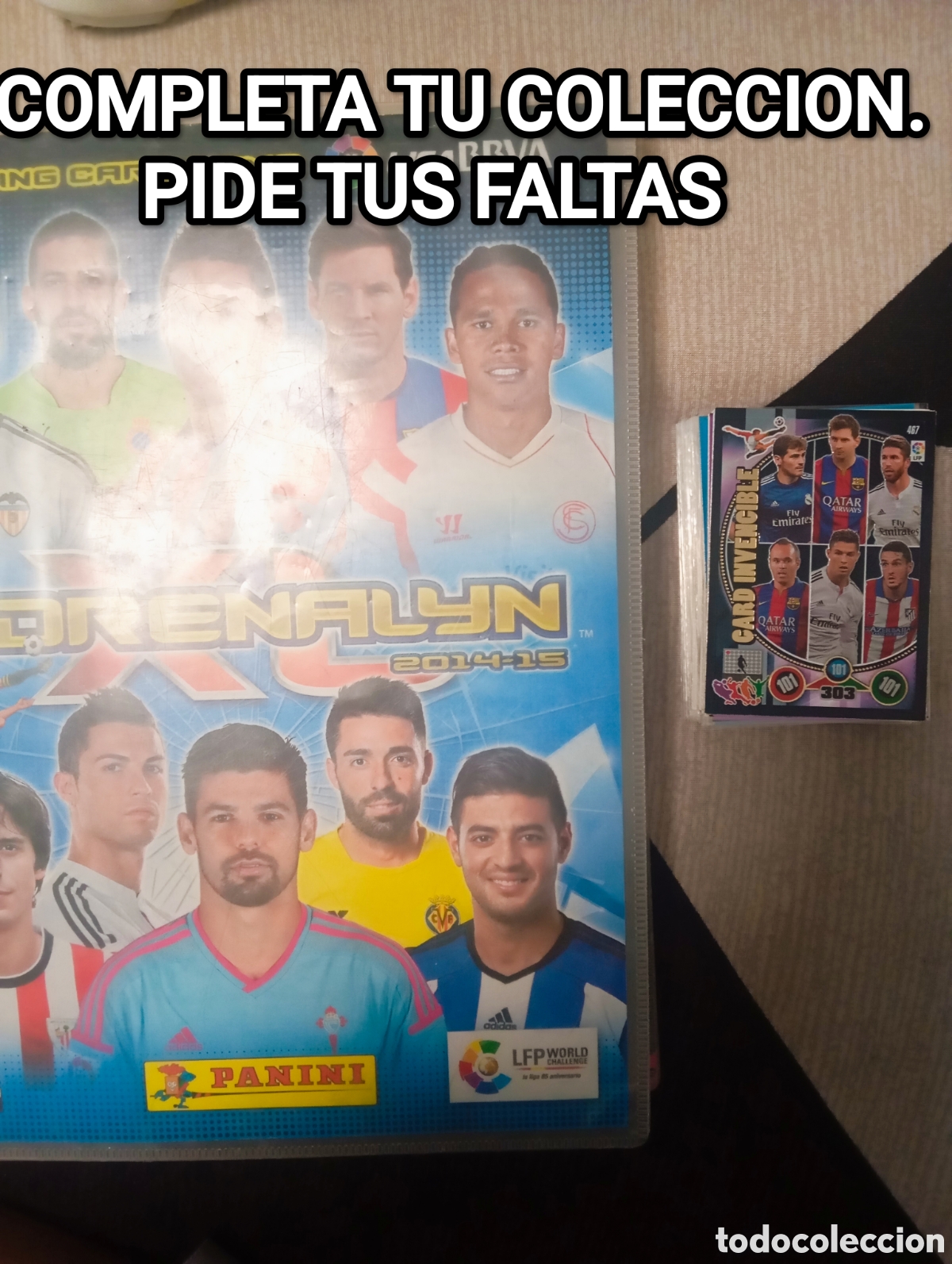 Cromos de F&uacute;tbol: Completa tu coleccion adrenalyn 2014