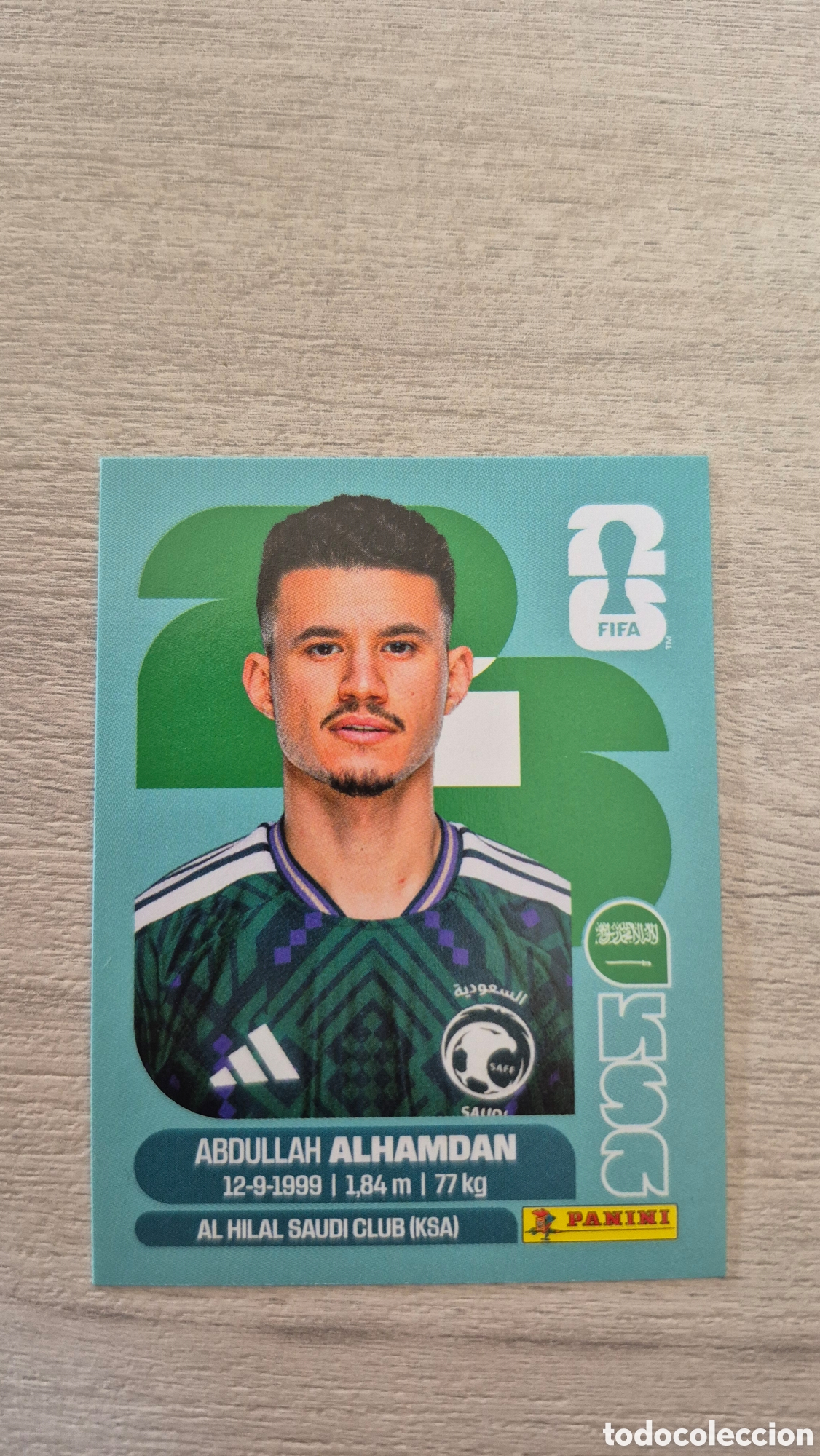 Cromos de F&uacute;tbol: KSA20 Alhamdan FIFA World Cup 2026