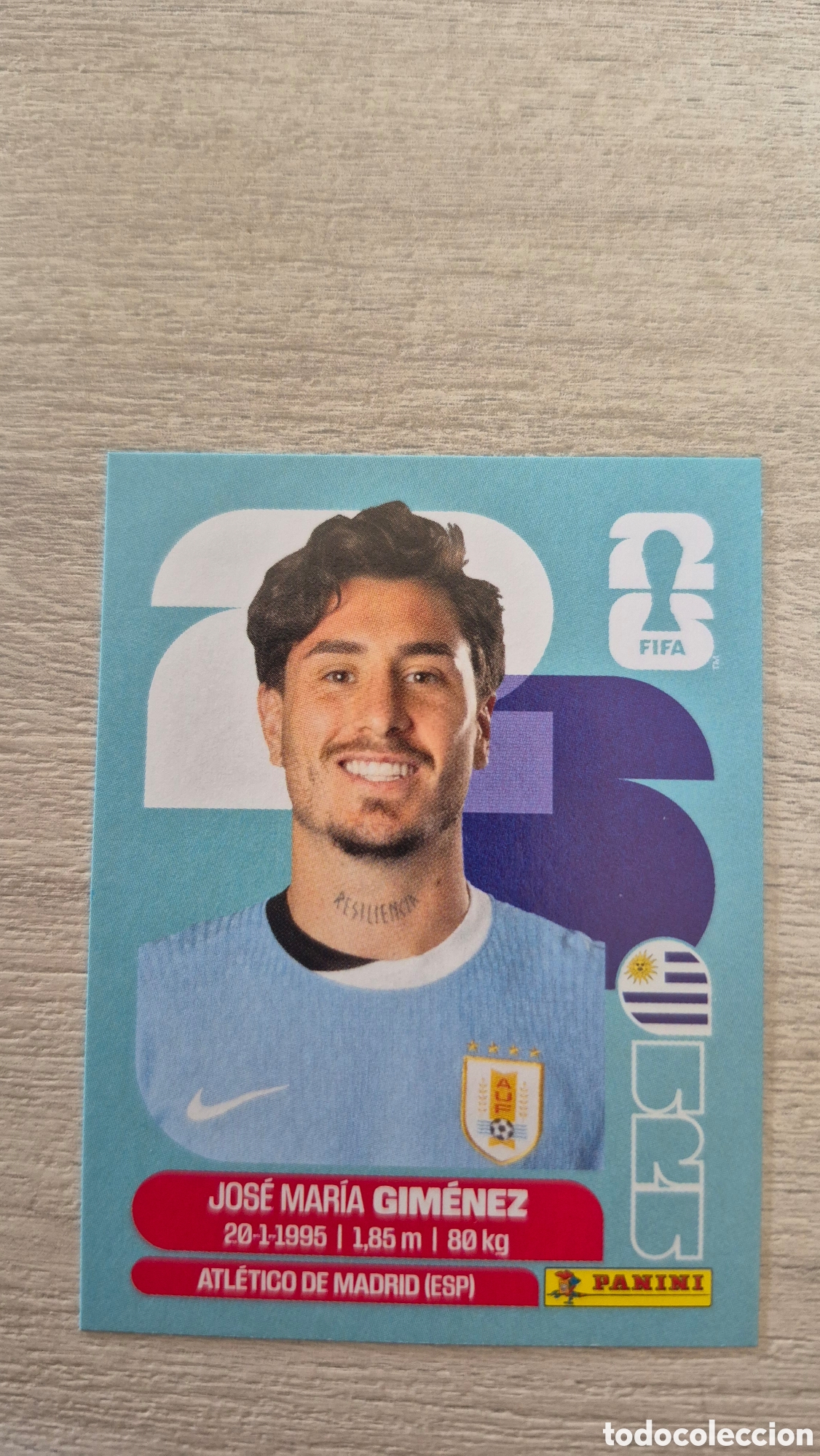 Cromos de F&uacute;tbol: URU5 Gim&eacute;nez FIFA World Cup 2026