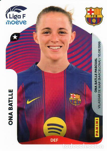 Cromos de F&uacute;tbol: CROMO PANINI LIGA FEMENINA F 2025-26 (25 - 26) - N&ordm; 86 - ONA BATLLE - BARCELONA