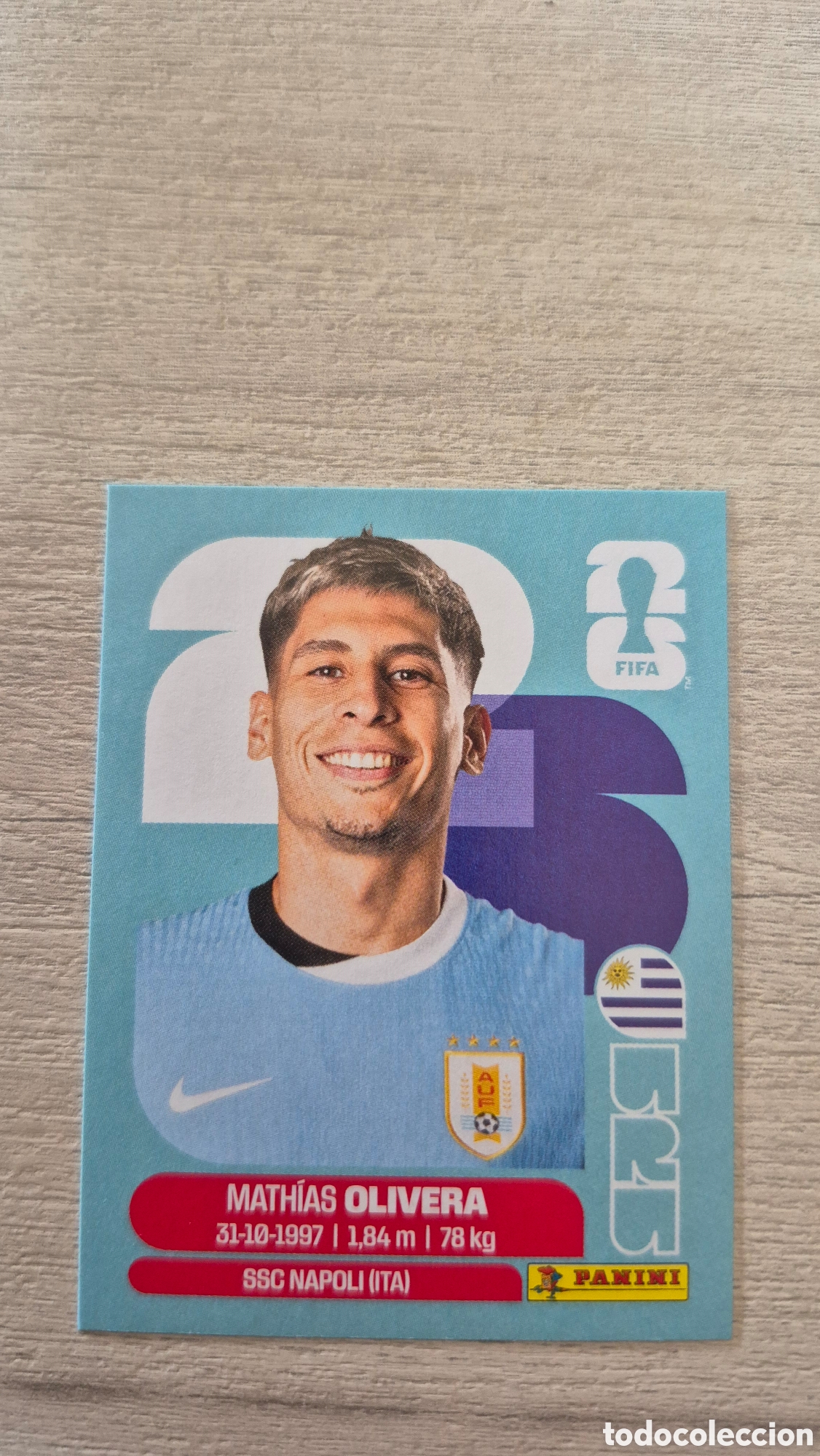 Cromos de F&uacute;tbol: URU7 Olivera FIFA World Cup 2026