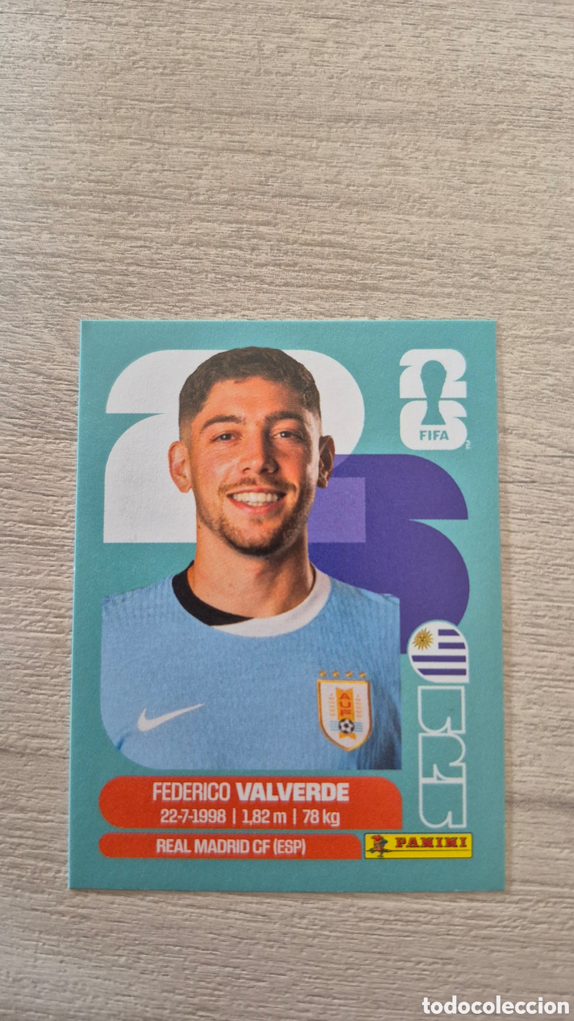 Cromos de F&uacute;tbol: URU10 Valverde FIFA World Cup 2026