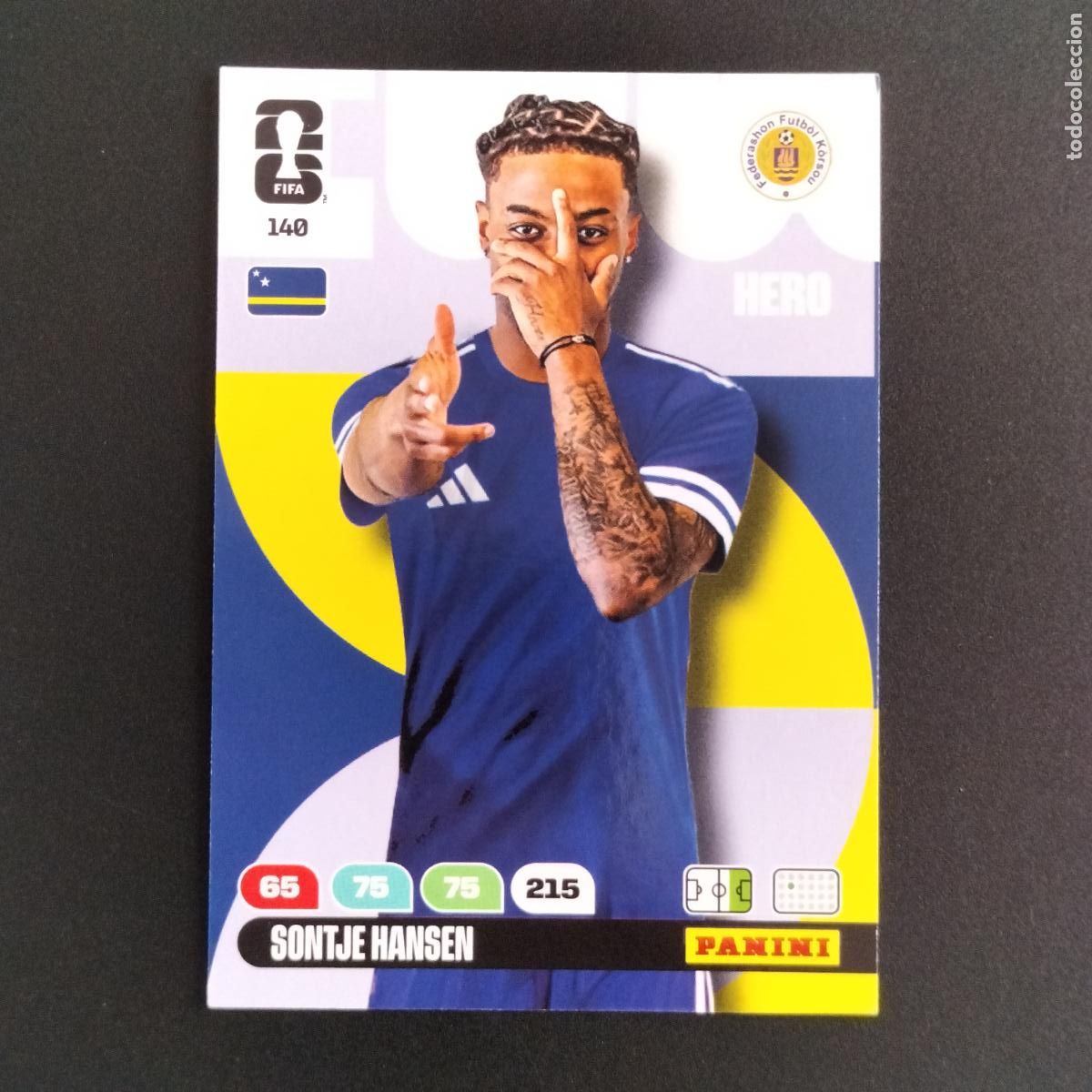 Cromos de F&uacute;tbol: 140 SONTJE HANSEN CURA&Ccedil;AO CROMOS ADRENALYN XL MUNDIAL 26 2026 FIFA WORLD CUP PANINI