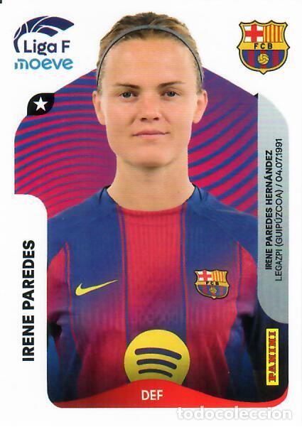 Cromos de F&uacute;tbol: CROMO PANINI LIGA FEMENINA F 2025-26 (25 - 26) - N&ordm; 88 - IRENE PAREDES - BARCELONA