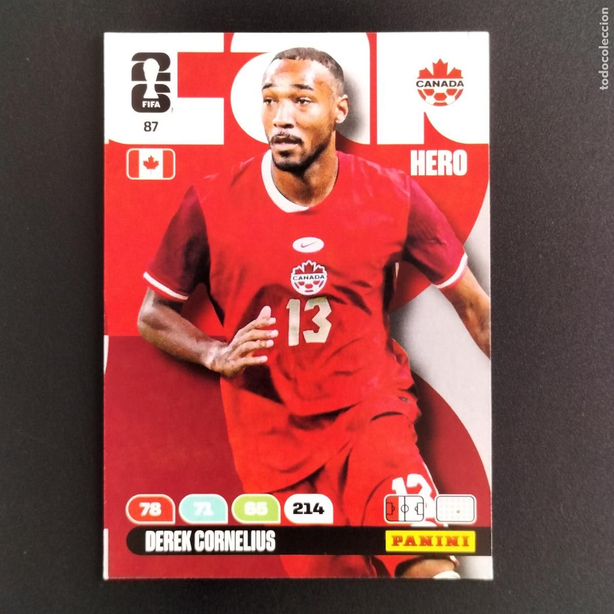 Cromos de F&uacute;tbol: 87 DEREK CORNELIUS CANADA CROMOS ADRENALYN XL MUNDIAL 26 2026 FIFA WORLD CUP PANINI