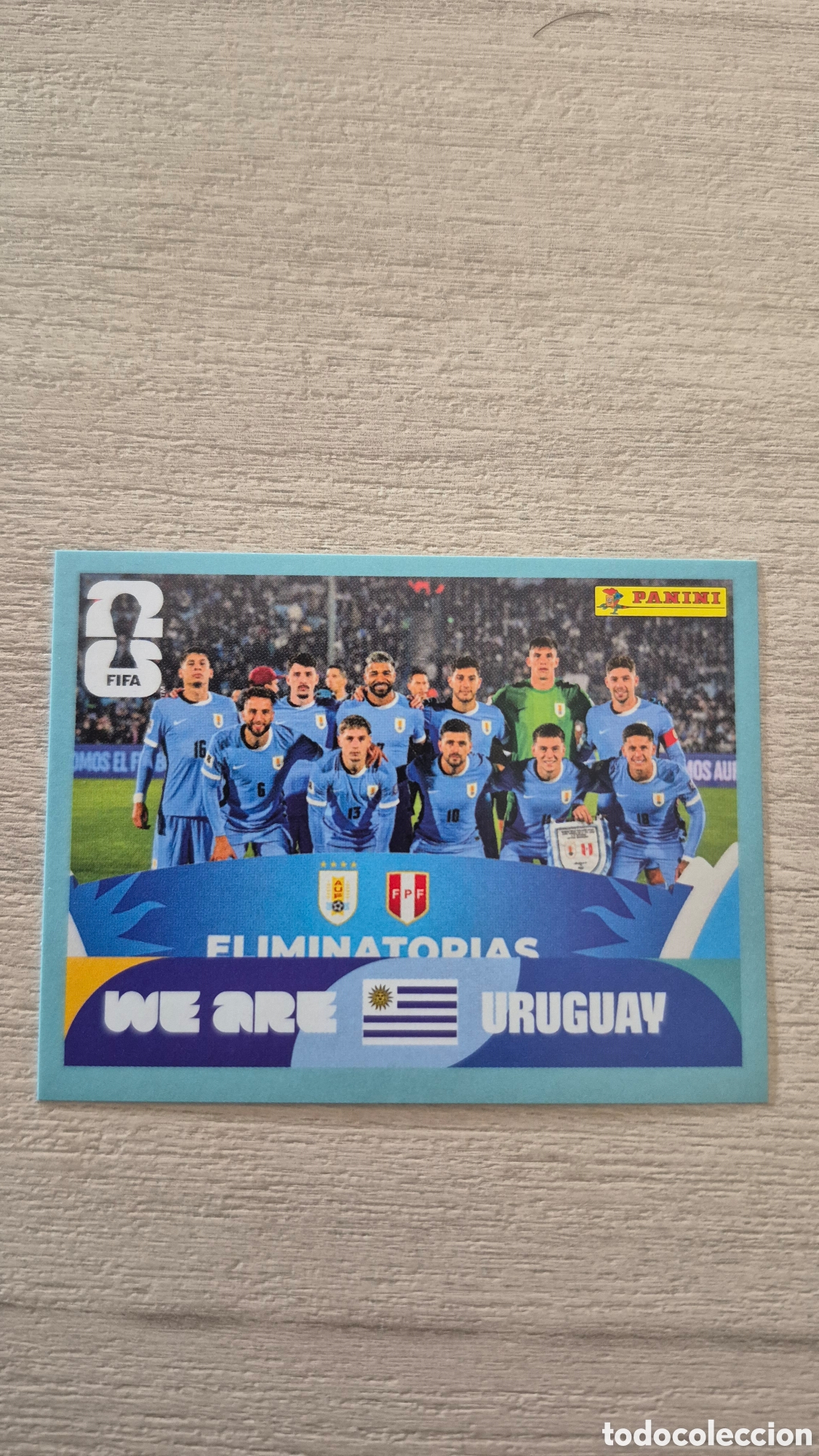 Cromos de F&uacute;tbol: URU13 Plantilla Uruguay FIFA World Cup 2026