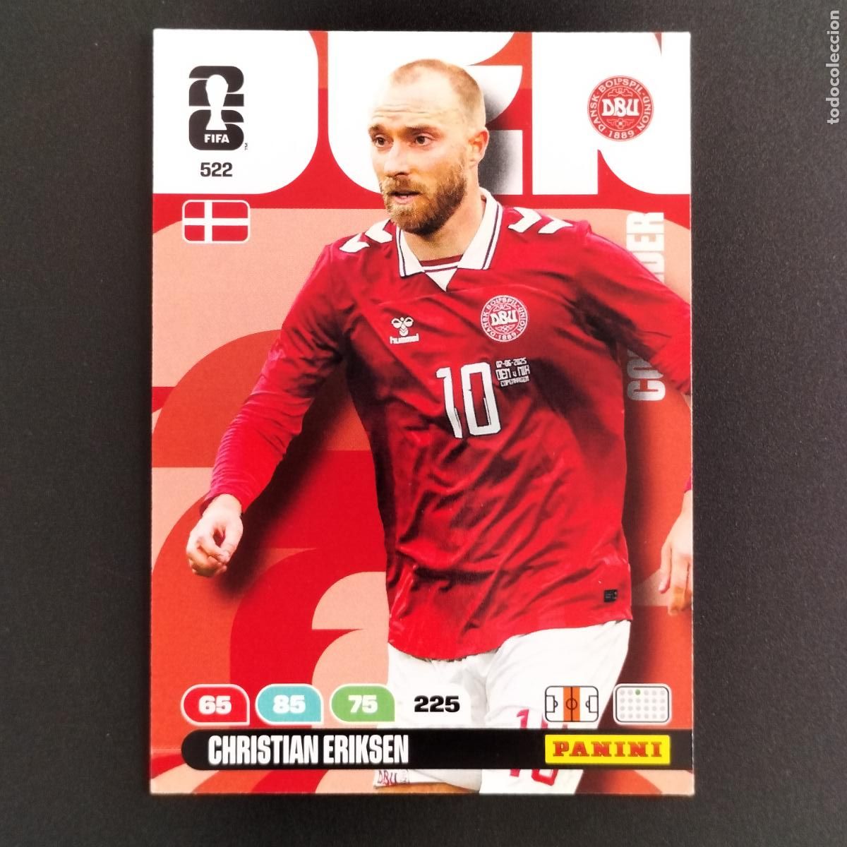 Cromos de F&uacute;tbol: 522 CHRISTIAN ERIKSEN DINAMARCA CROMOS ADRENALYN XL MUNDIAL 26 2026 FIFA WORLD CUP PANINI