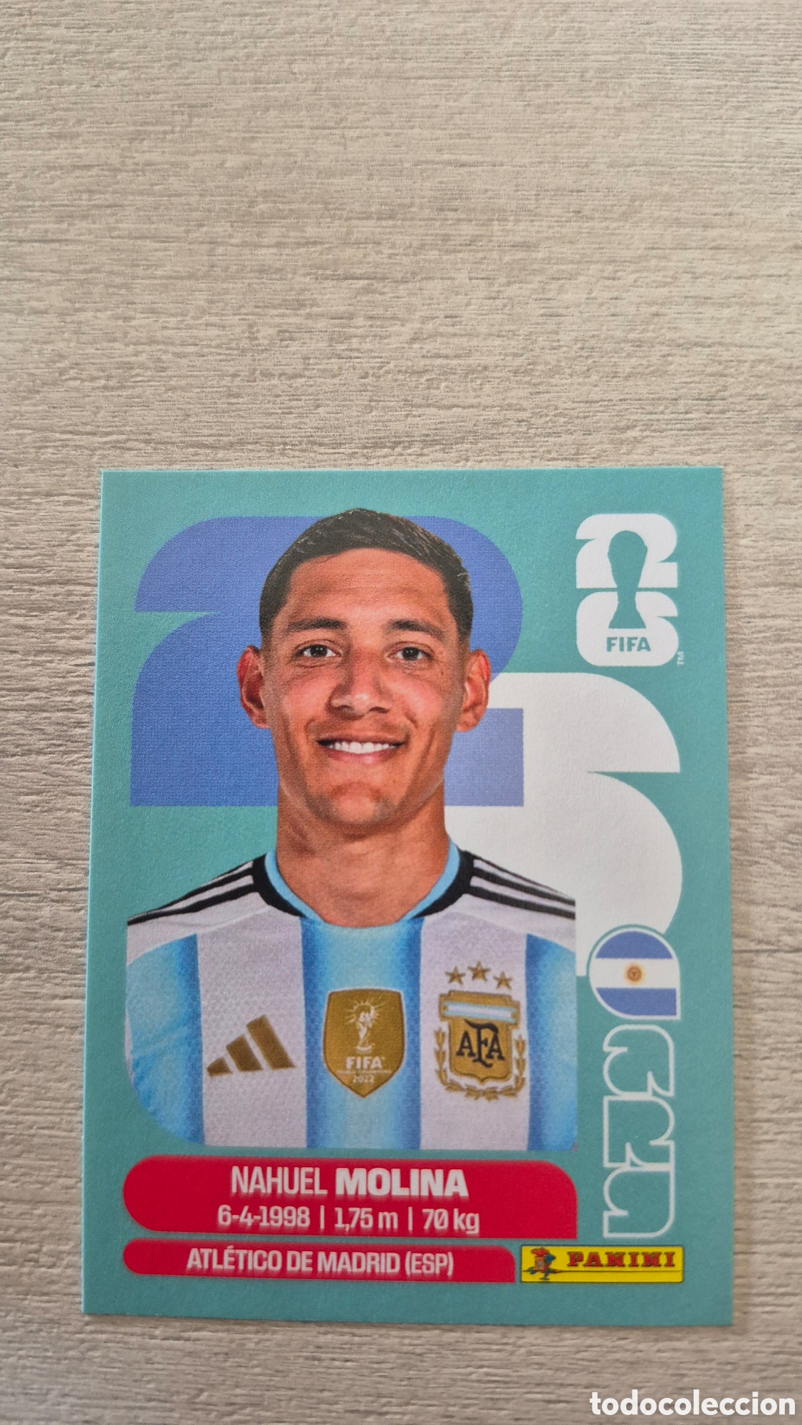 Cromos de F&uacute;tbol: ARG3 Molina FIFA World Cup 2026
