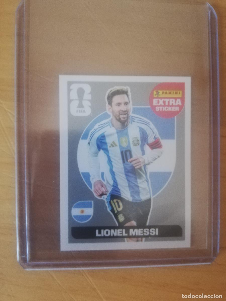 Cromos de F&uacute;tbol: MESSI Extra Sticker Plateada Fifa World Cup 2026