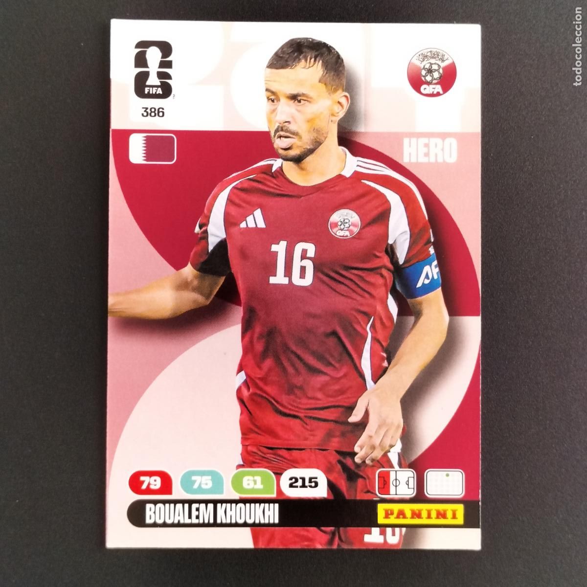 Cromos de F&uacute;tbol: 386 BOUALEM KHOUKHI QATAR CROMOS ADRENALYN XL MUNDIAL 26 2026 FIFA WORLD CUP PANINI