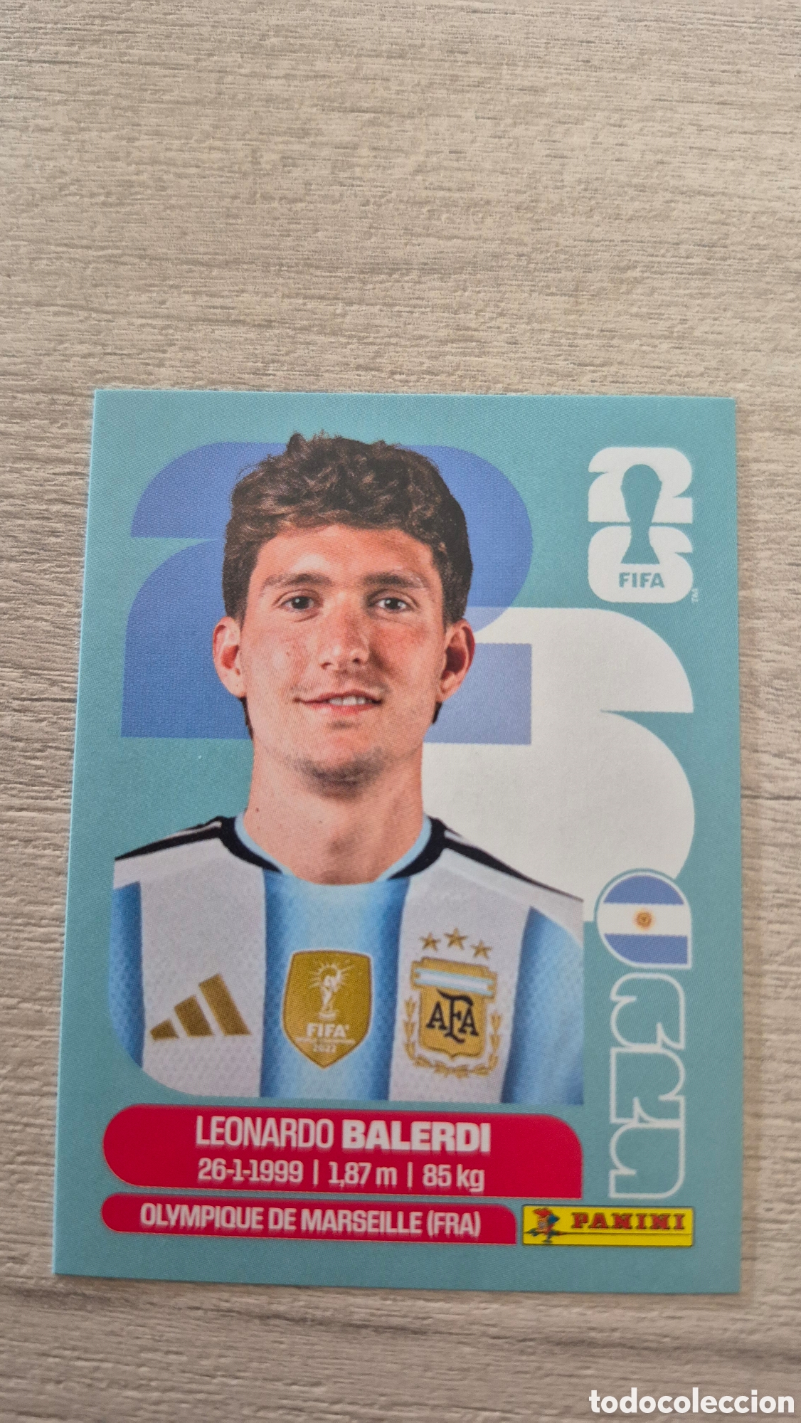 Cromos de F&uacute;tbol: ARG7 Balerdi FIFA World Cup 2026