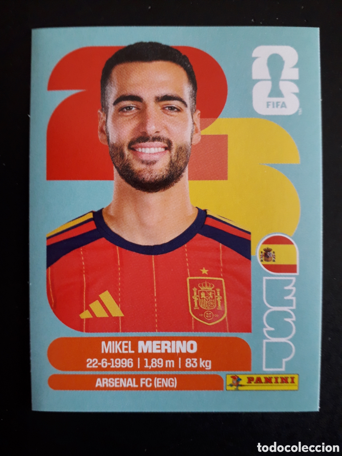Cromos de F&uacute;tbol: MERINO ESPA&Ntilde;A ESP 14 MUNDIAL F&Uacute;TBOL 2026 FIFA WORLD CUP PANINI SIN PEGAR PEDIDO M&Iacute;NIMO 3&euro;