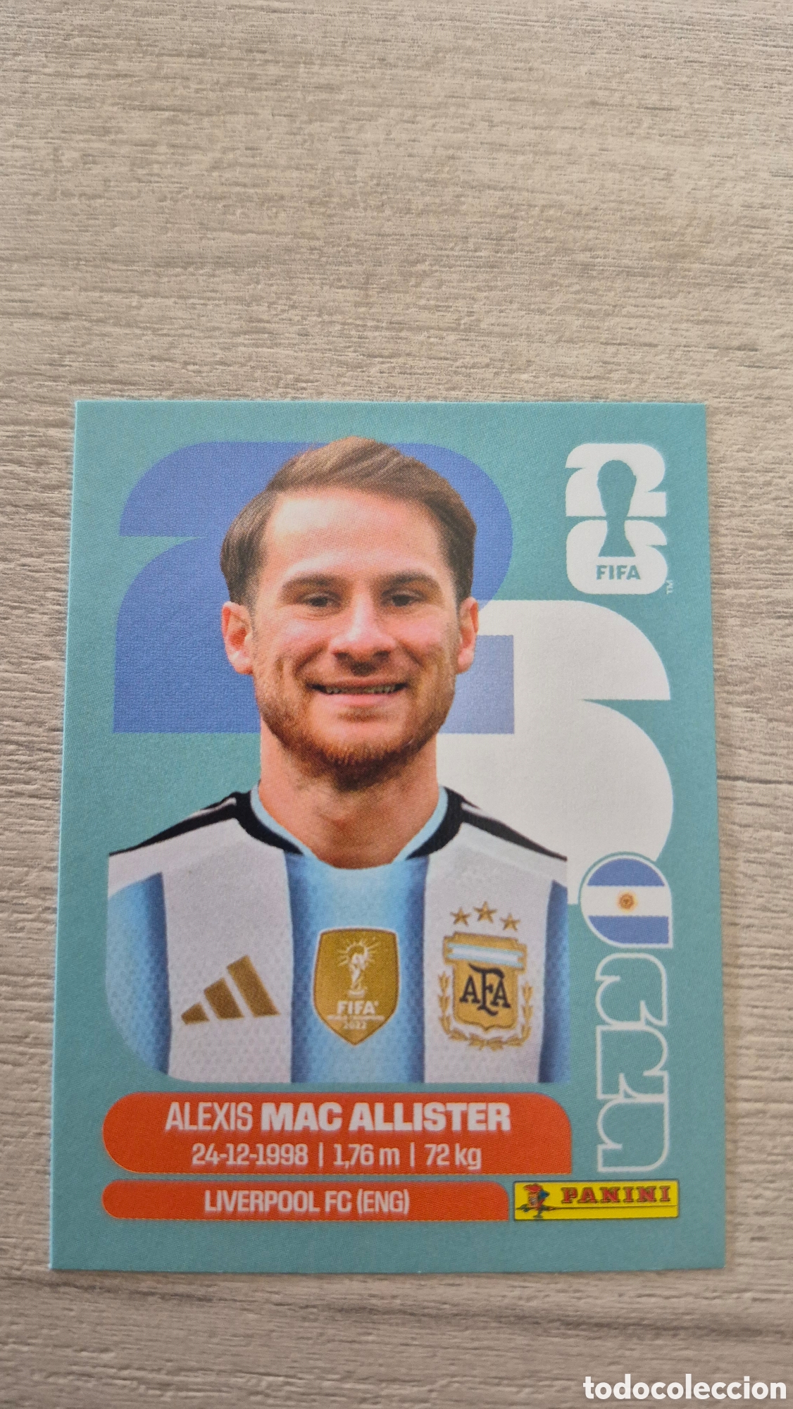Cromos de F&uacute;tbol: ARG9 Mac Allister FIFA World Cup 2026