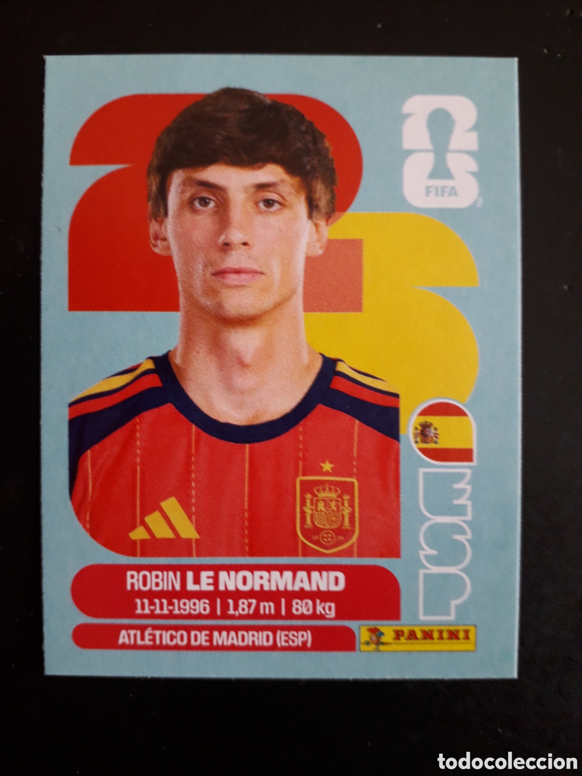 Cromos de F&uacute;tbol: LE NORMAND ESPA&Ntilde;A ESP 3 MUNDIAL F&Uacute;TBOL 2026 FIFA WORLD CUP PANINI SIN PEGAR PEDIDO M&Iacute;NIMO 3&euro;