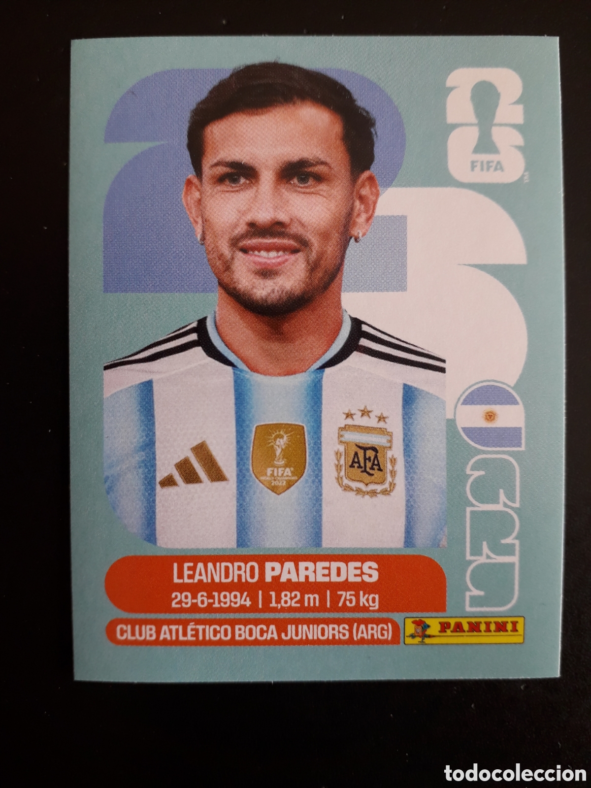Figurine di Calcio: PAREDES ARGENTINA ARG 12 MUNDIAL F&Uacute;TBOL 2026 FIFA WORLD CUP PANINI SIN PEGAR PEDIDO M&Iacute;NIMO 3&euro;