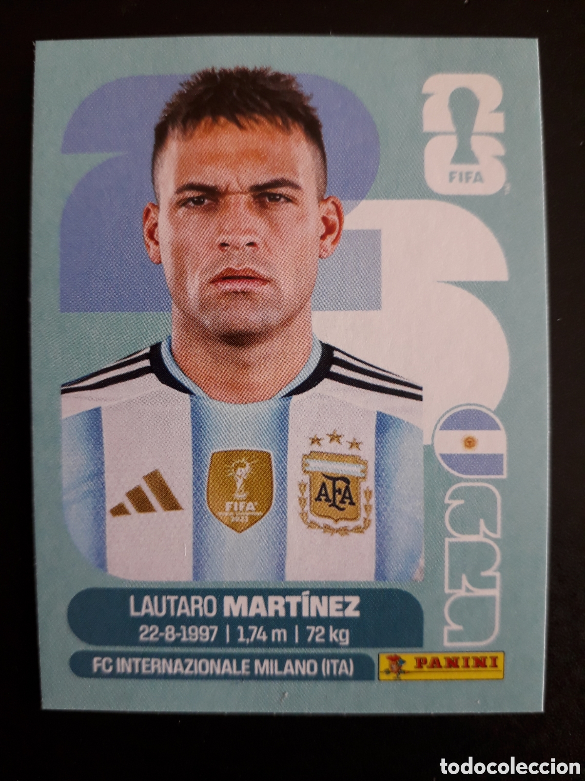 Cromos de F&uacute;tbol: LAUTARO MART&Iacute;NEZ ARGENTINA ARG 18 MUNDIAL F&Uacute;TBOL 2026 FIFA WORLD CUP PANINI SIN PEG PEDIDO M&Iacute;NIMO 3&euro;