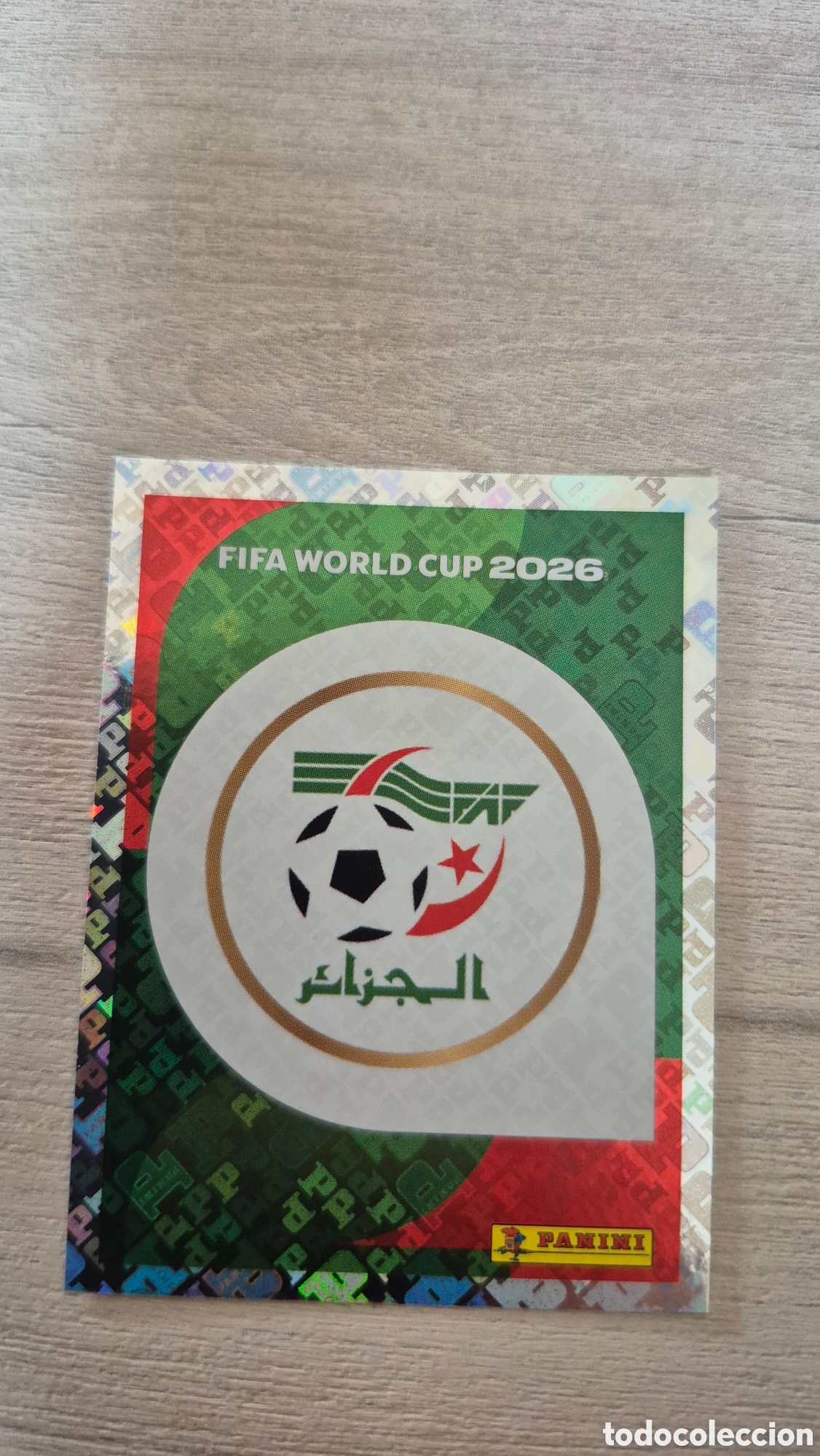 Cromos de F&uacute;tbol: ALG1 Escudo Argelia FIFA World Cup 2026