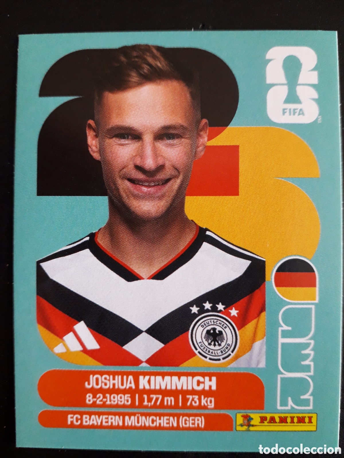 Cromos de F&uacute;tbol: KIMMICH ALEMANIA GER 10 MUNDIAL F&Uacute;TBOL 2026 FIFA WORLD CUP PANINI SIN PEGAR PEDIDO M&Iacute;NIMO 3&euro;