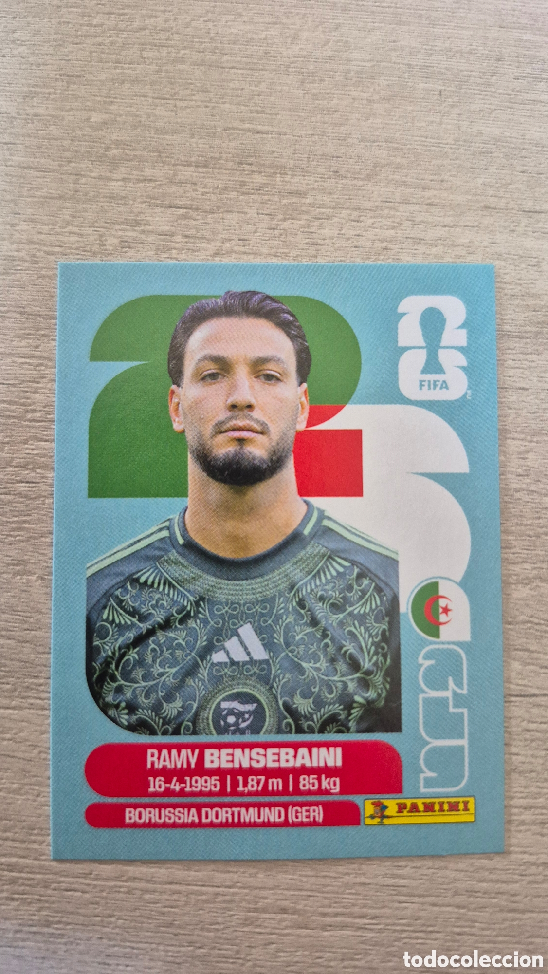 Cromos de F&uacute;tbol: ALG3 Bensebaini FIFA World Cup 2026