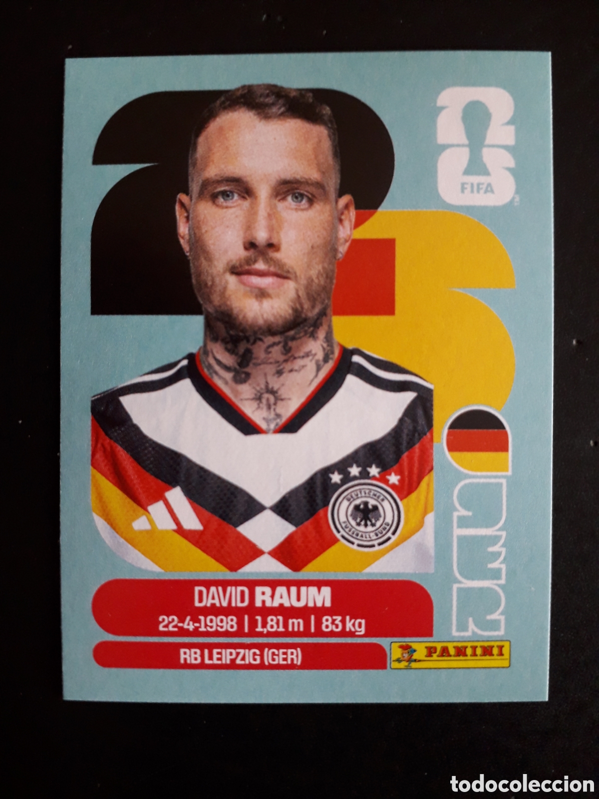 Cromos de F&uacute;tbol: RAUM ALEMANIA GER 4 MUNDIAL F&Uacute;TBOL 2026 FIFA WORLD CUP PANINI SIN PEGAR PEDIDO M&Iacute;NIMO 3&euro;