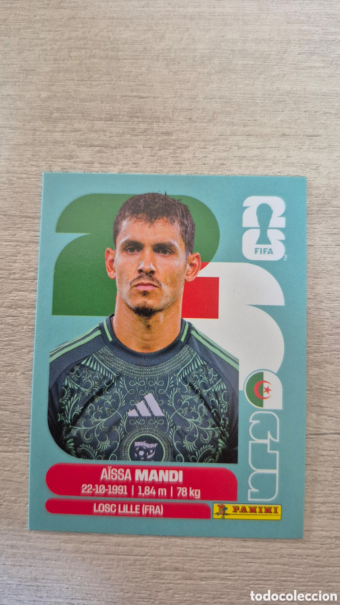 Cromos de F&uacute;tbol: ALG7 Mandi FIFA World Cup 2026