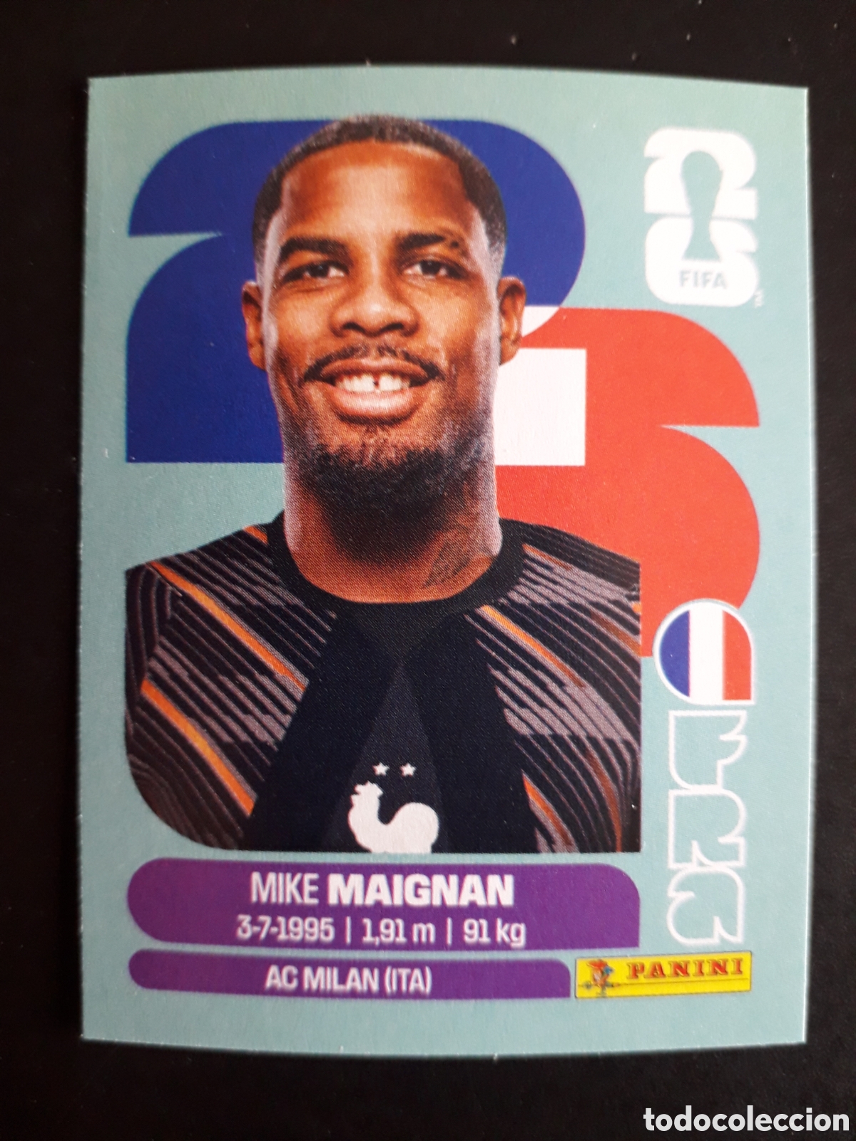 Cromos de F&uacute;tbol: MAIGNAN FRANCIA FRA 2 MUNDIAL F&Uacute;TBOL 2026 FIFA WORLD CUP PANINI SIN PEGAR PEDIDO M&Iacute;NIMO 3&euro;