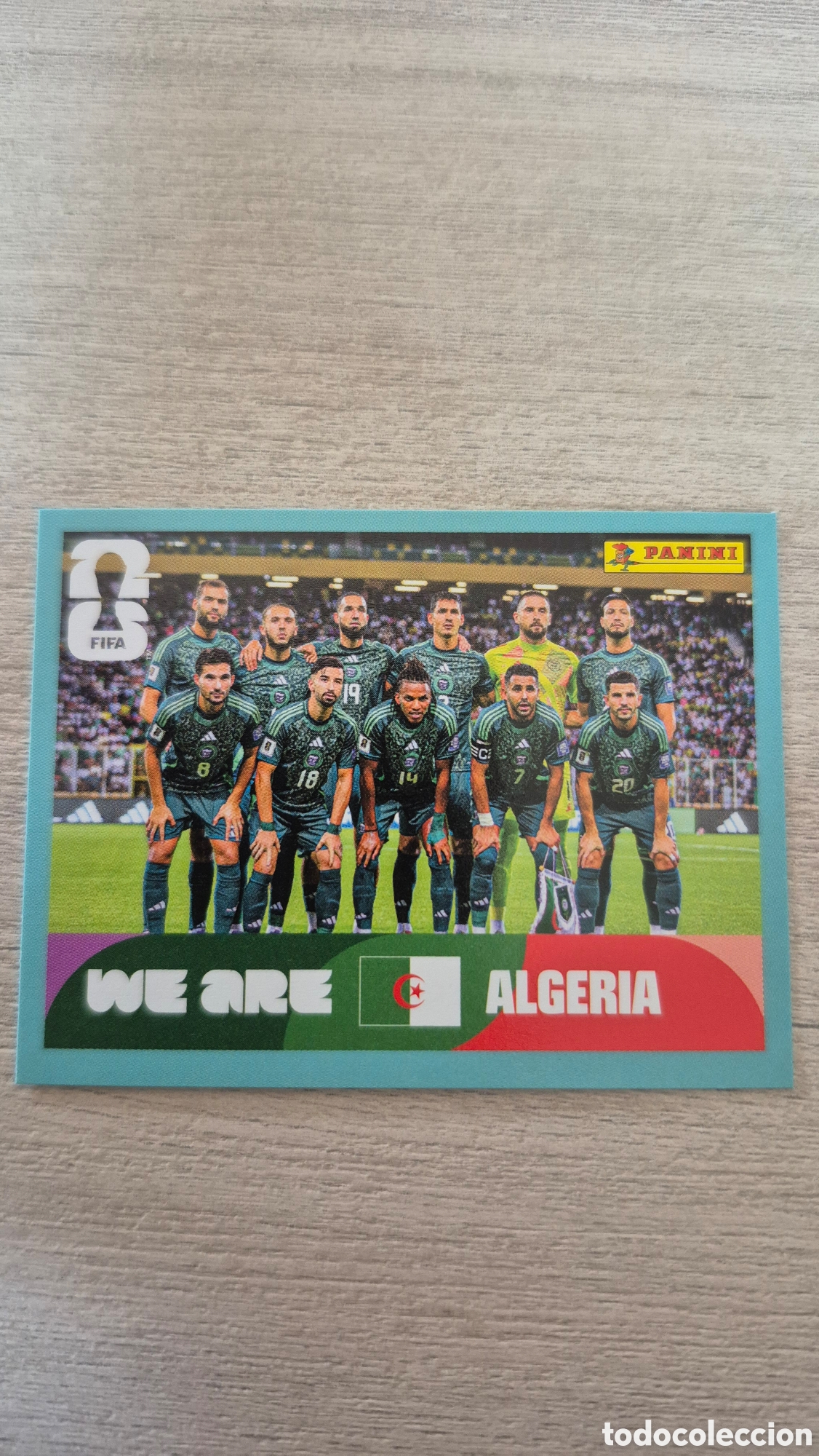 Cromos de F&uacute;tbol: ALG13 Plantilla Argelia FIFA World Cup 2026