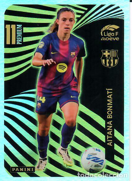 Cromos de F&uacute;tbol: CROMO PANINI LIGA FEMENINA F 2025-26 (25 - 26) - PREMIUM - AITANA BONMAT&Iacute; - BARCELONA