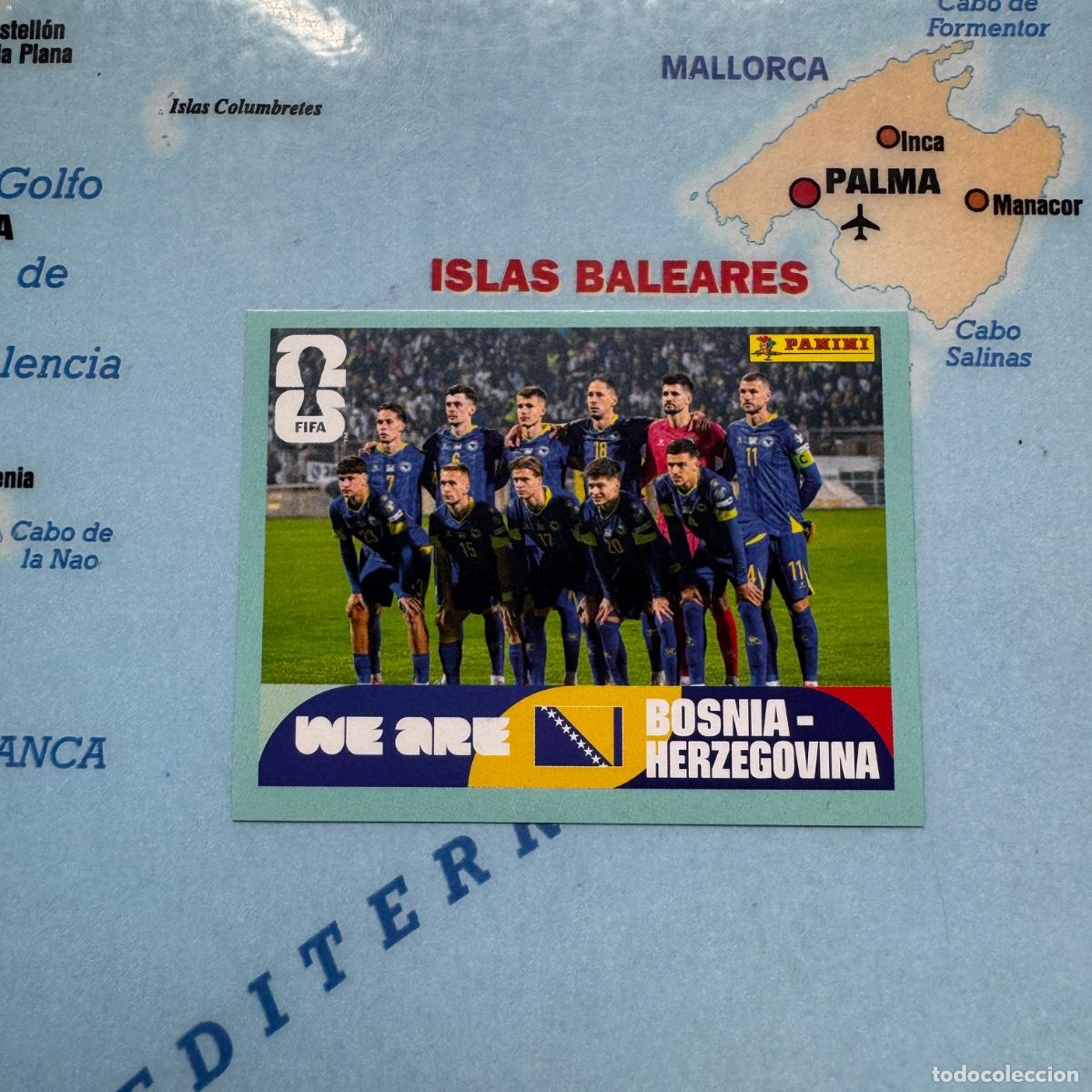 Cromos de F&uacute;tbol: Bosnia numero 13 cromo panini Mundial Fifa World Cup 2026