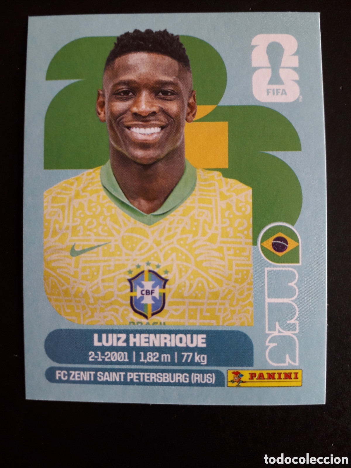 Cromos de F&uacute;tbol: LUIZ ENRIQUE BRASIL BRA 12 MUNDIAL F&Uacute;TBOL 2026 FIFA WORLD CUP PANINI SIN PEGAR PEDIDO M&Iacute;NIMO 3&euro;