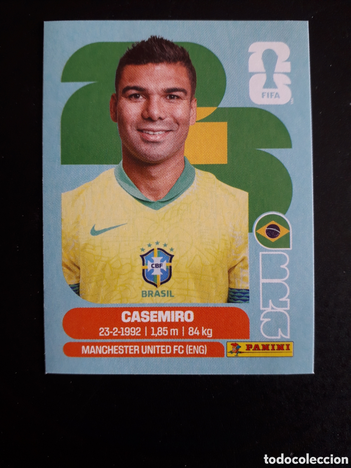 Cromos de F&uacute;tbol: CASEMIRO BRASIL BRA 10 MUNDIAL F&Uacute;TBOL 2026 FIFA WORLD CUP PANINI SIN PEGAR PEDIDO M&Iacute;NIMO 3&euro;
