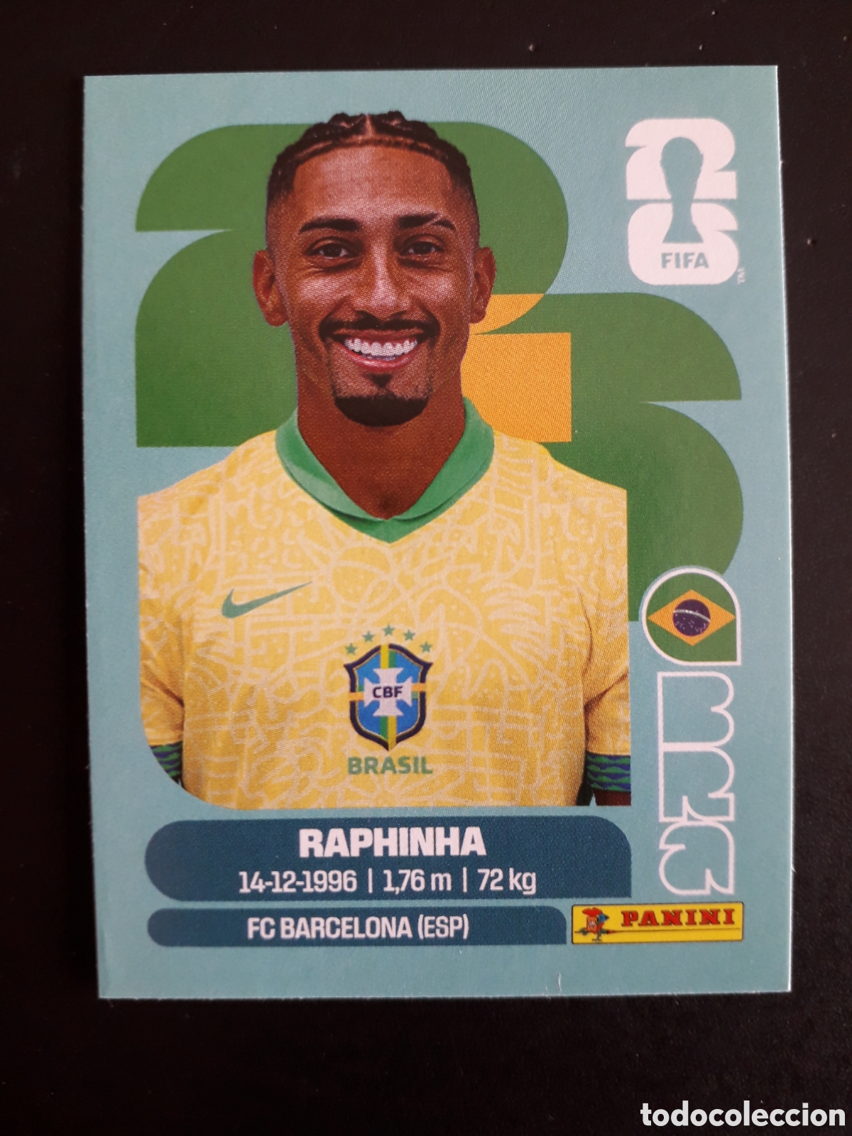 Cromos de F&uacute;tbol: RAPHINHA BRASIL BRA 19 MUNDIAL F&Uacute;TBOL 2026 FIFA WORLD CUP PANINI SIN PEGAR PEDIDO M&Iacute;NIMO 3&euro;