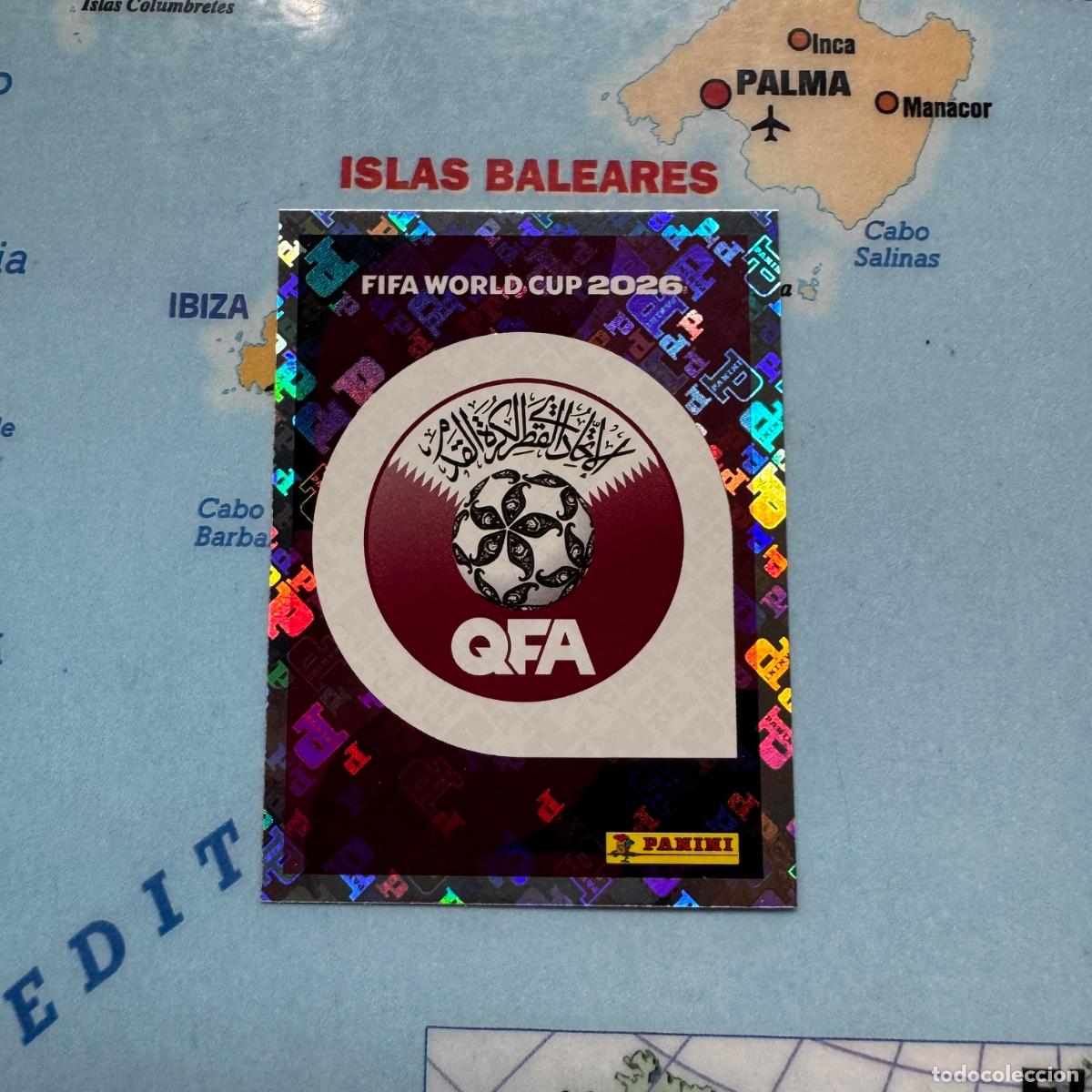 Cromos de F&uacute;tbol: Qatar numero 1 cromo panini Mundial Fifa World Cup 2026