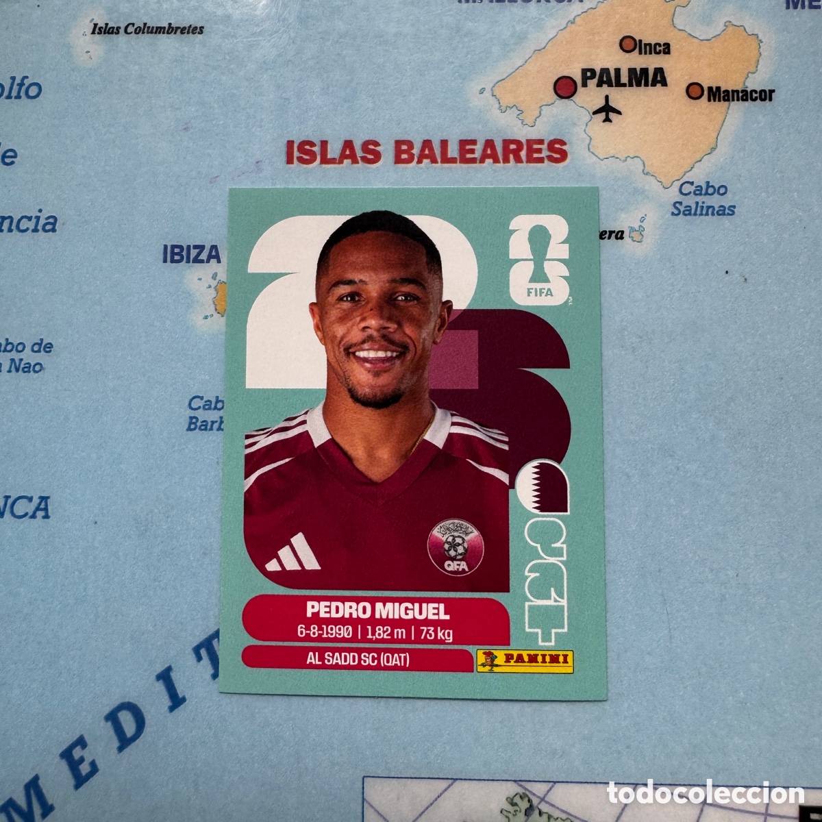 Cromos de F&uacute;tbol: Qatar numero 7 cromo panini Mundial Fifa World Cup 2026
