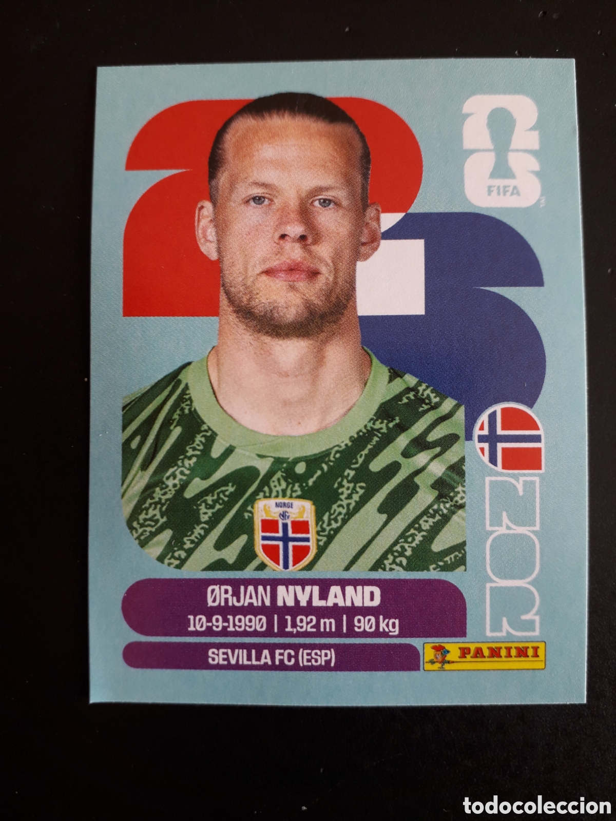 Cromos de F&uacute;tbol: NYLAND NORUEGA NOR 2 MUNDIAL F&Uacute;TBOL 2026 FIFA WORLD CUP PANINI SIN PEGAR PEDIDO M&Iacute;NIMO 3&euro;