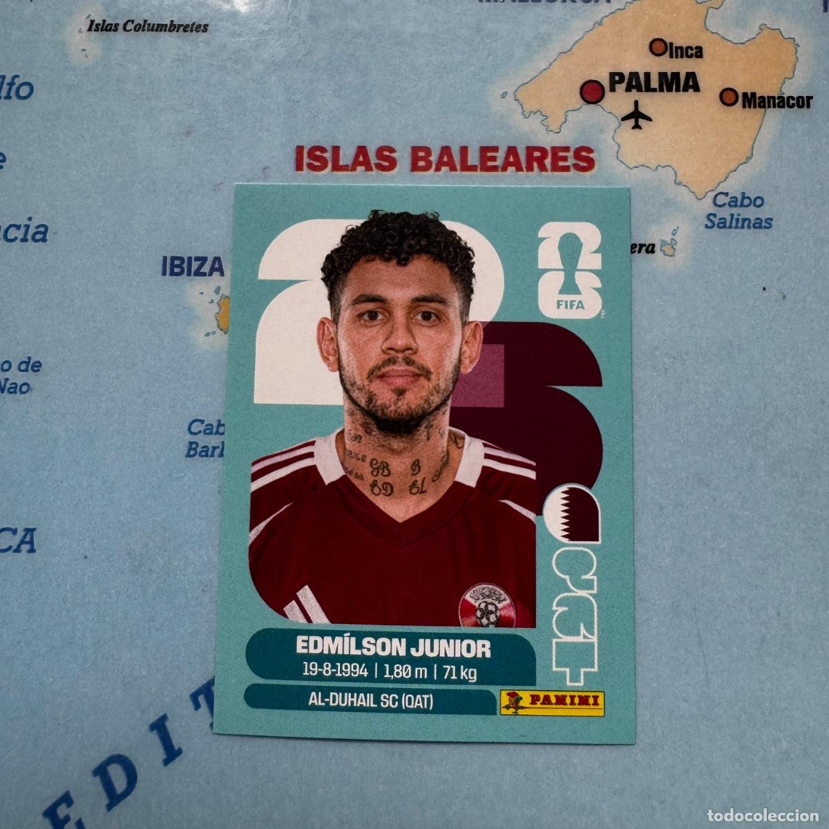 Cromos de F&uacute;tbol: Qatar numero 17 cromo panini Mundial Fifa World Cup 2026