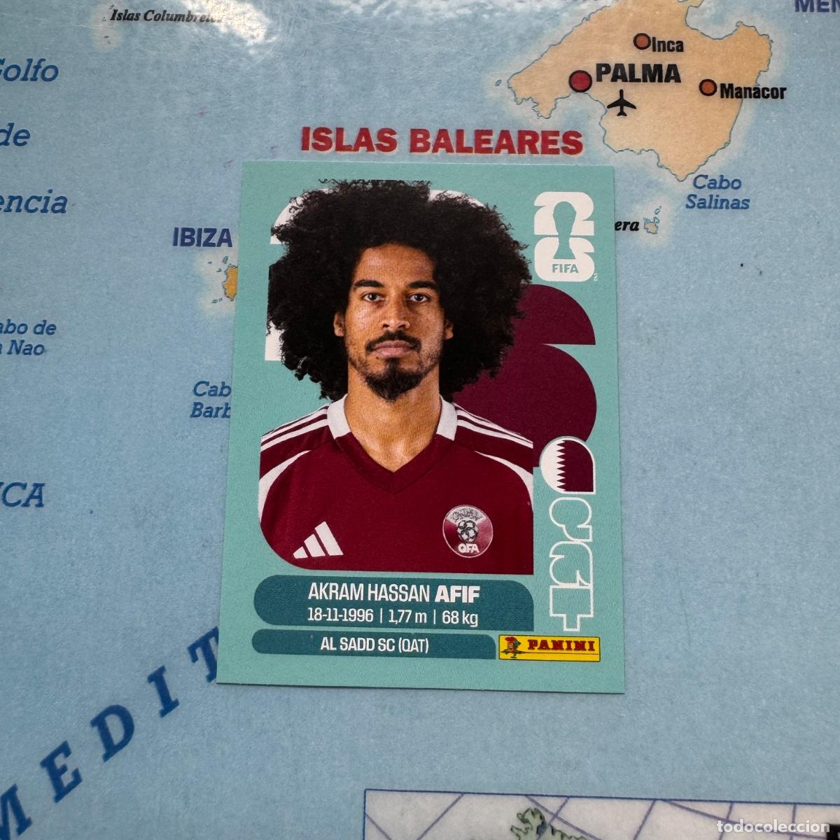 Cromos de F&uacute;tbol: Qatar numero 18 cromo panini Mundial Fifa World Cup 2026