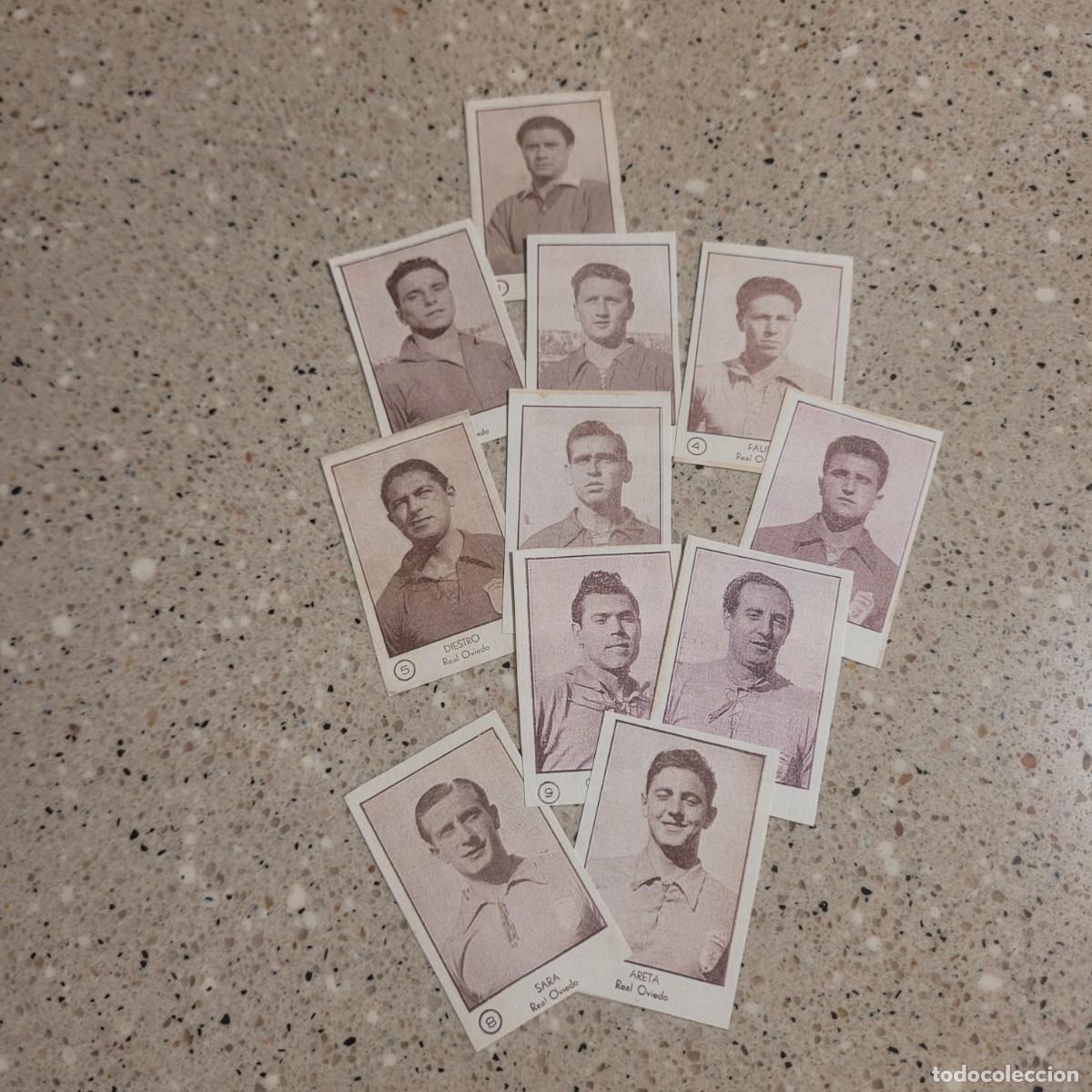 Cromos de Futebol: EQUIPO COMPLETO DEL REAL OVIEDO ARGA 1953