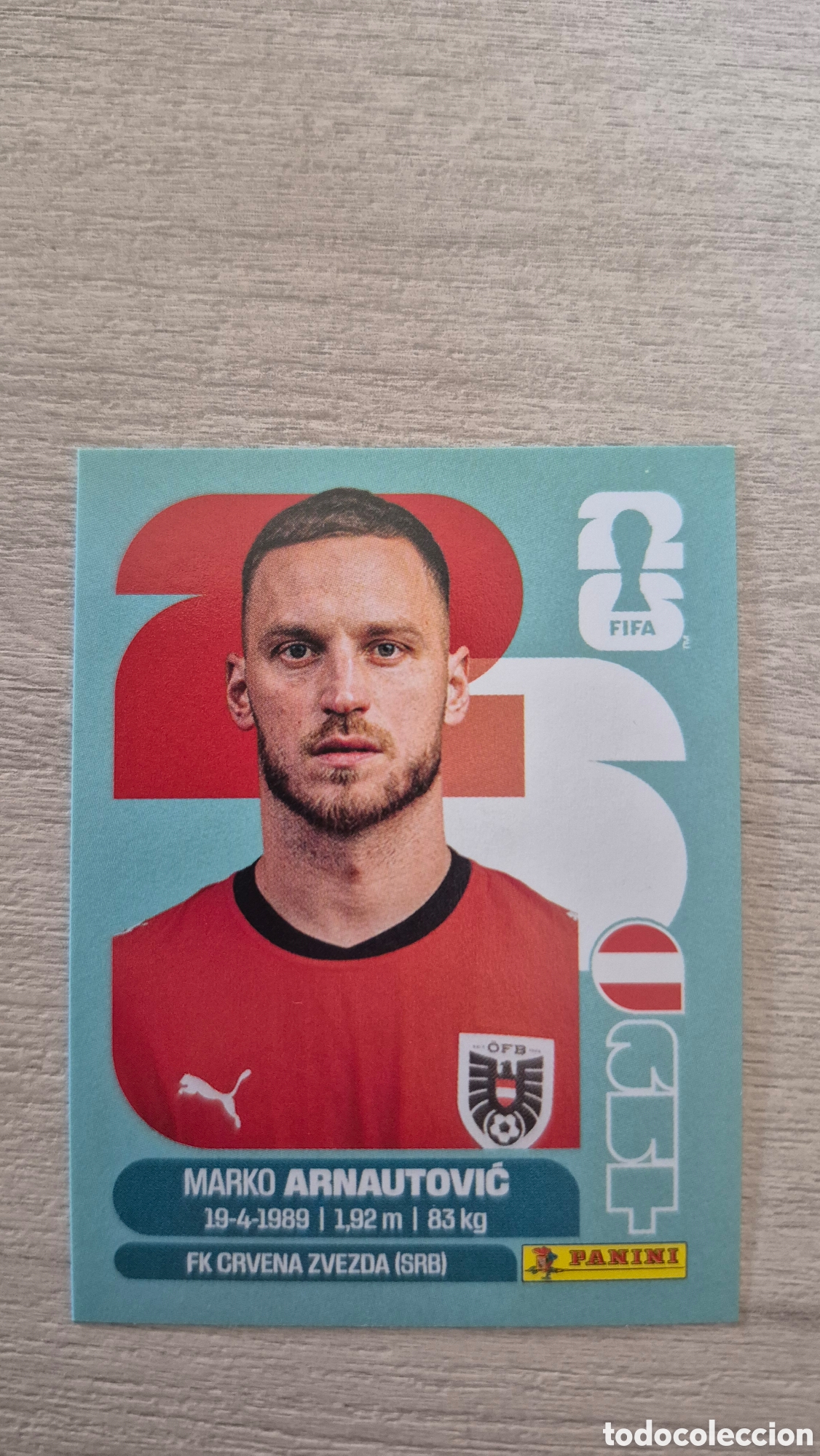 Cromos de F&uacute;tbol: AUT20 Arnautović FIFA World Cup 2026