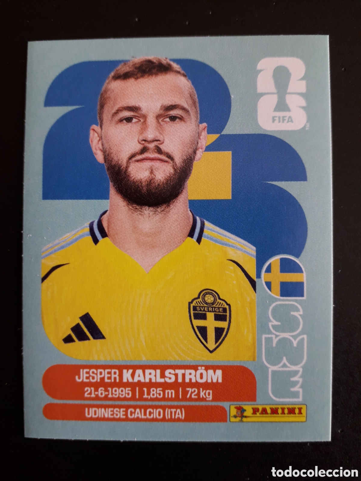 Cromos de F&uacute;tbol: KARLTR&Ouml;M SUECIA SWE 10 MUNDIAL F&Uacute;TBOL 2026 FIFA WORLD CUP PANINI SIN PEGAR PEDIDO M&Iacute;NIMO 3&euro;