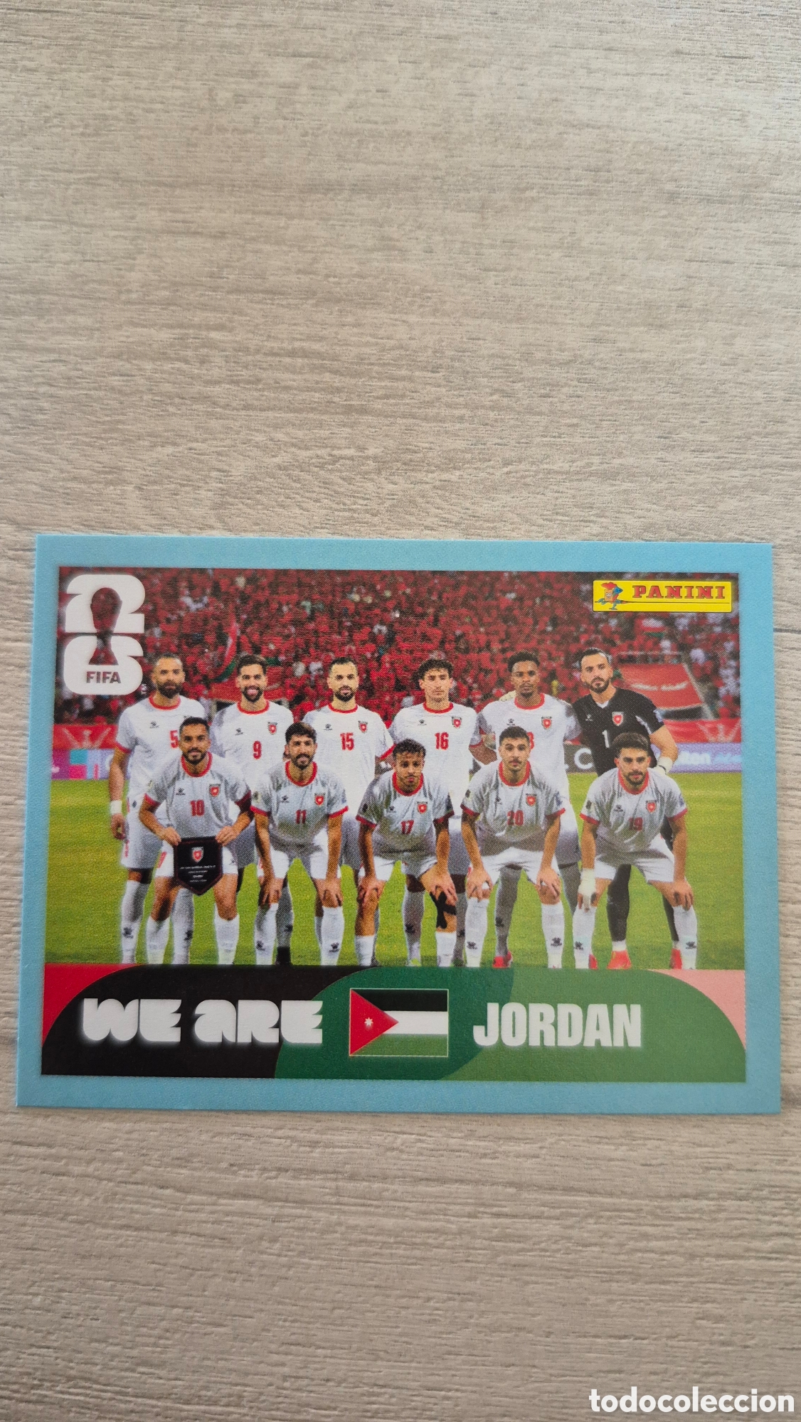 Cromos de F&uacute;tbol: JOR13 Plantilla Jordania FIFA World Cup 2026
