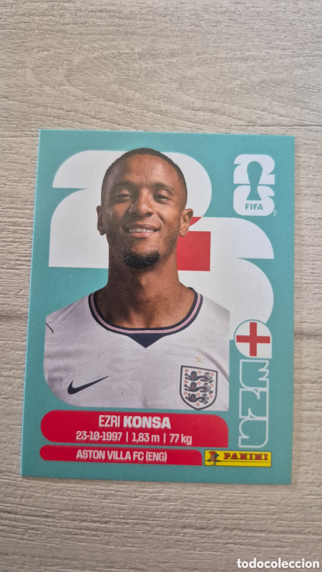 Football Stickers: ENG5 Konsa FIFA World Cup 2026