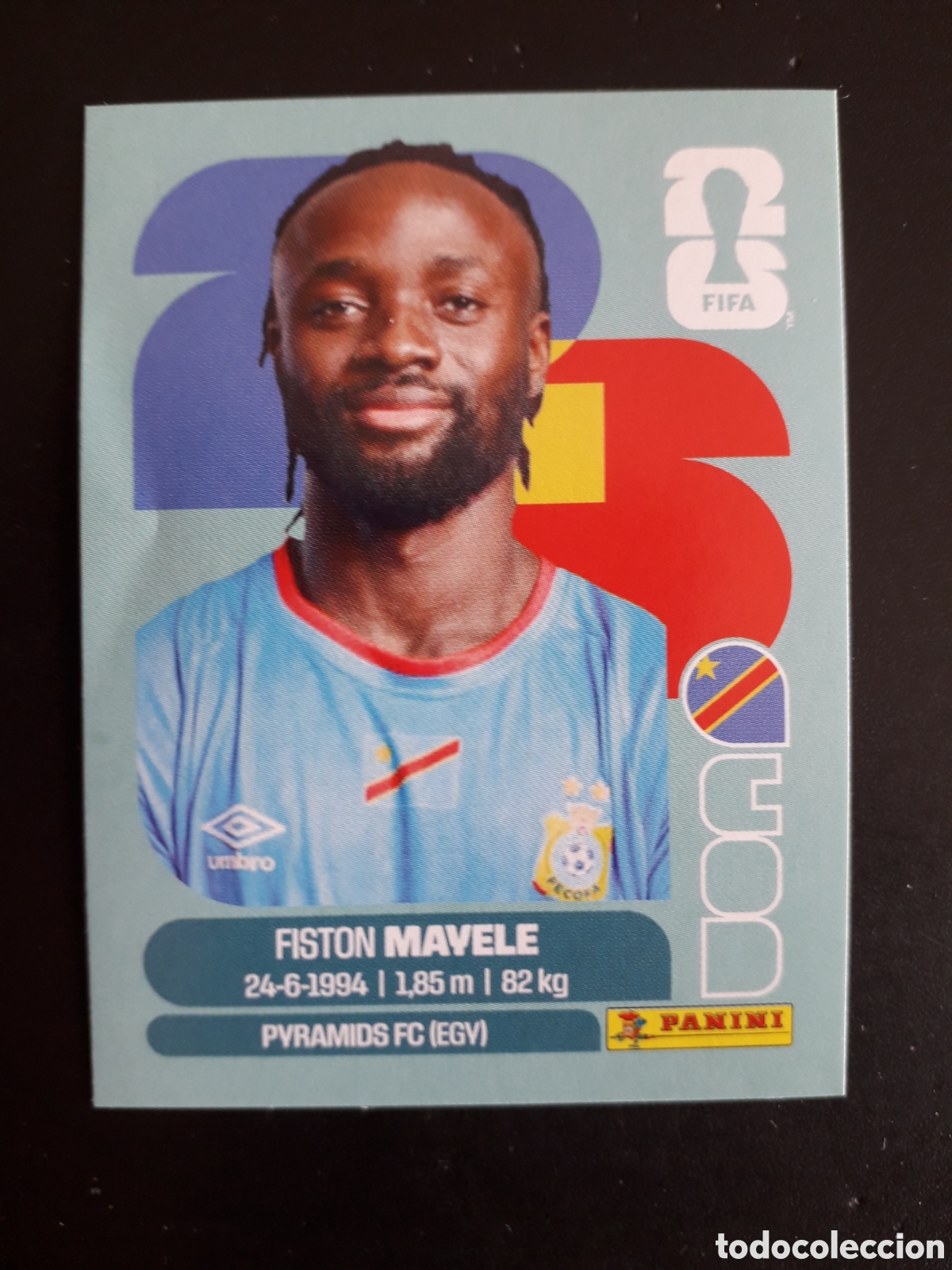 Cromos de F&uacute;tbol: MAVELE CONGO COD 18 MUNDIAL F&Uacute;TBOL 2026 FIFA WORLD CUP PANINI SIN PEGAR PEDIDO M&Iacute;NIMO 3&euro;