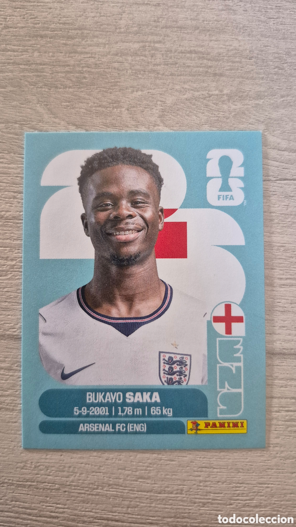 Cromos de F&uacute;tbol: ENG17 Saka FIFA World Cup 2026
