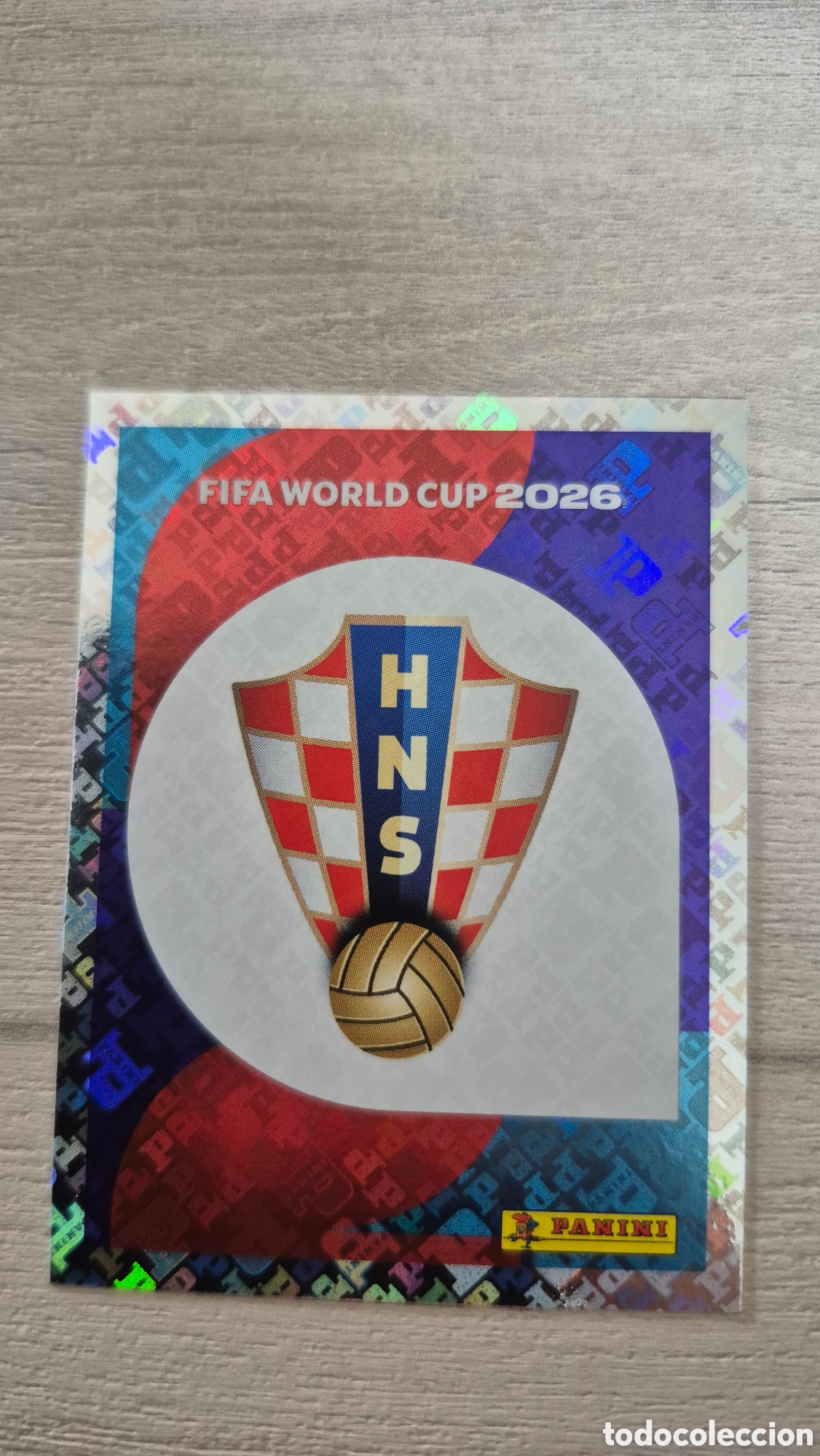 Cromos de F&uacute;tbol: CRO1 Escudo Croacia FIFA World Cup 2026