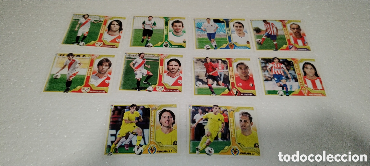 Fu&szlig;ball-Sticker: Lote de cromos de f&uacute;tbol ediciones este 2011-2012