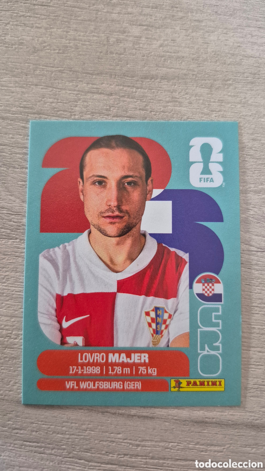 Fu&szlig;ball-Sticker: CRO12 Majer FIFA World Cup 2026