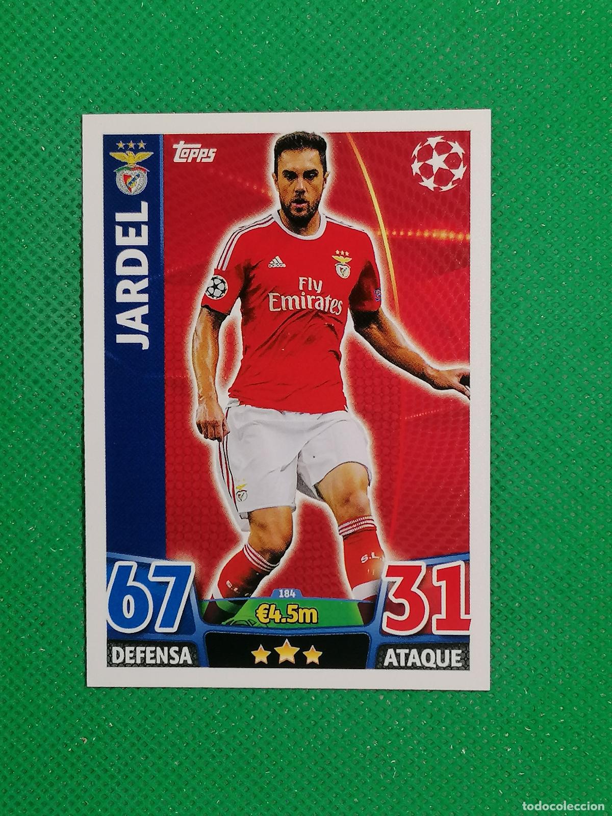 Fu&szlig;ball-Sticker: 184 JARDEL BENFICA ⚽ TOPPS MATCH ATTAX CHAMPIONS 2015 2016 15 16 ⚽