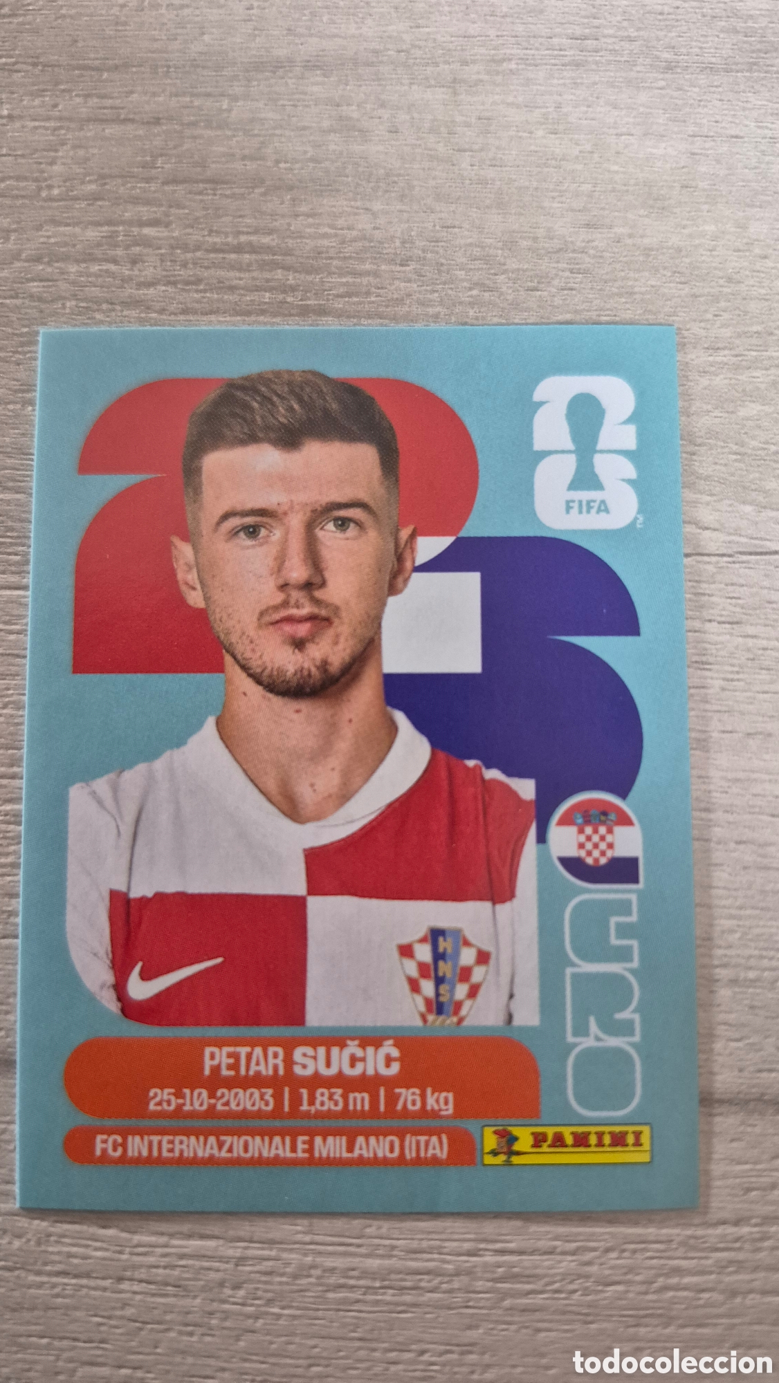 Cromos de F&uacute;tbol: CRO15 Sučić FIFA World Cup 2026