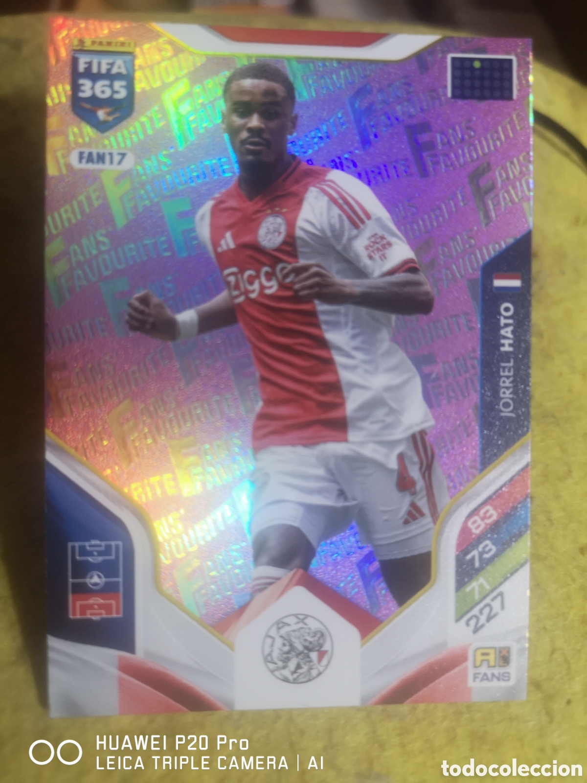 Cromos de F&uacute;tbol: FIFA 365 ADRENALYN 2026 FANS&acute; FAVOURITE ROSA JORREL HATO AJAX - FAN8